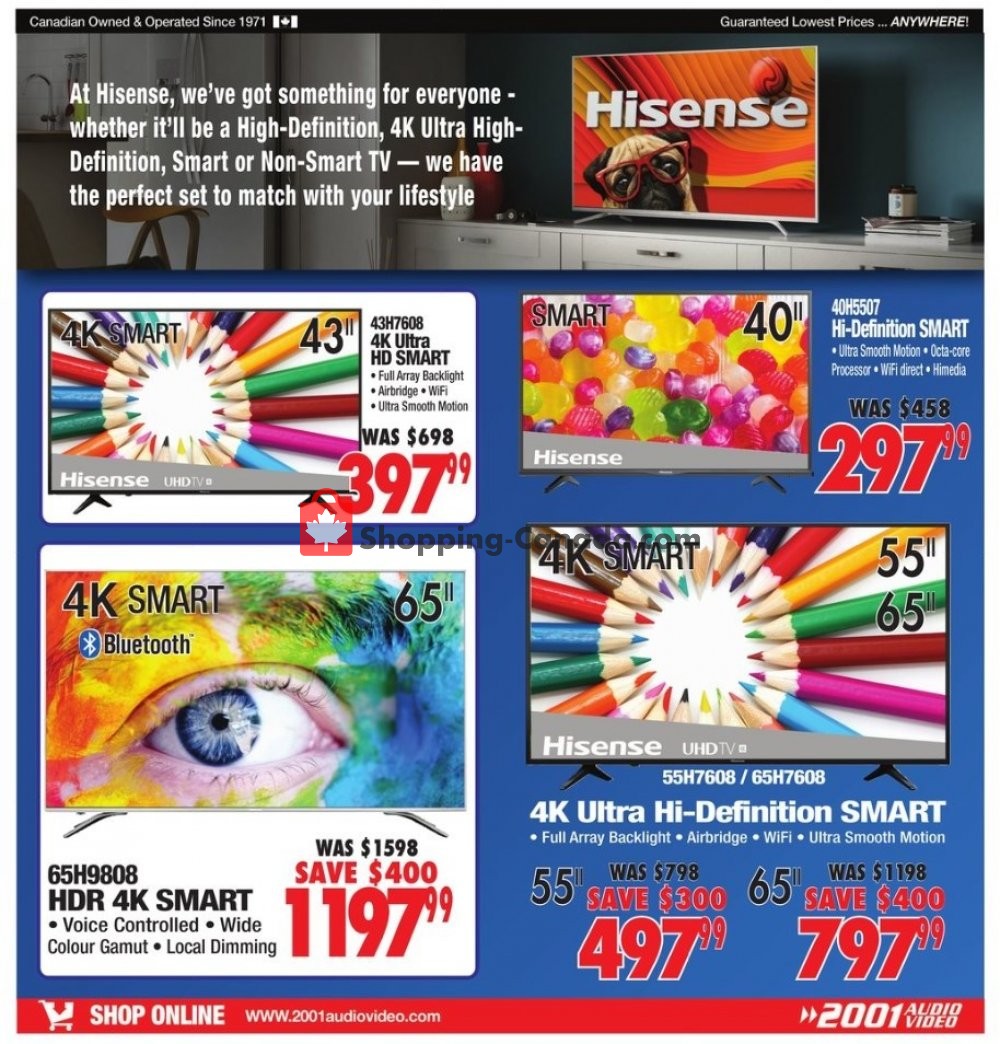 2001 Audio Video flyer from Friday April 19, 2019 to Thursday April 25, 2019 - page 12
