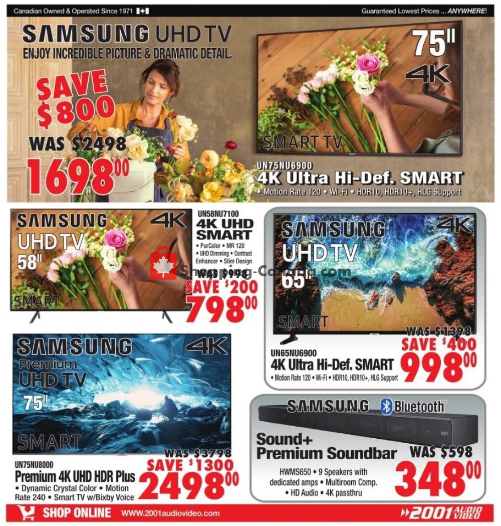 2001 Audio Video flyer from Friday April 19, 2019 to Thursday April 25, 2019 - page 13