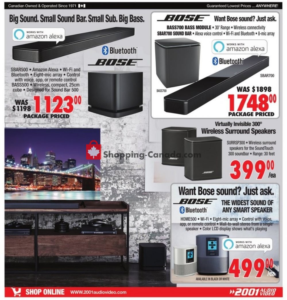 2001 Audio Video flyer from Friday April 19, 2019 to Thursday April 25, 2019 - page 16