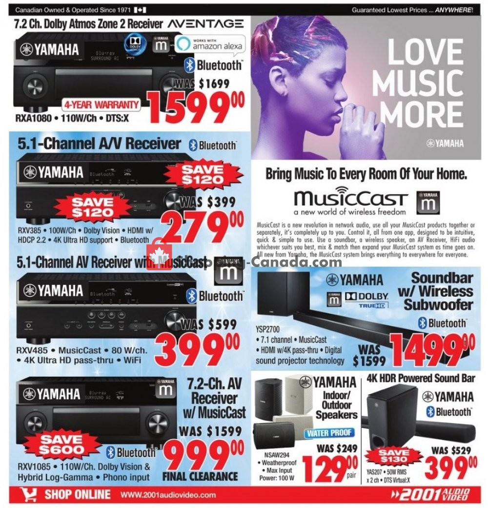 2001 Audio Video flyer from Friday April 19, 2019 to Thursday April 25, 2019 - page 17