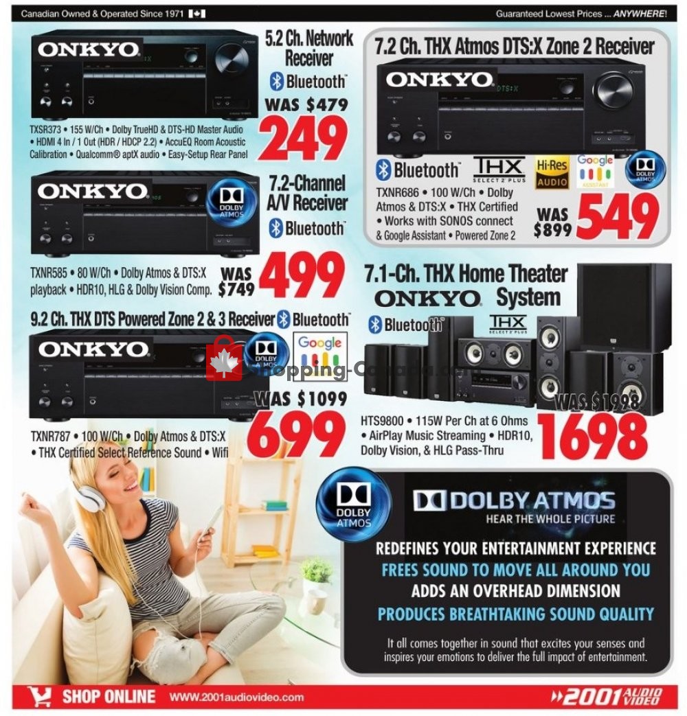 2001 Audio Video flyer from Friday April 19, 2019 to Thursday April 25, 2019 - page 18