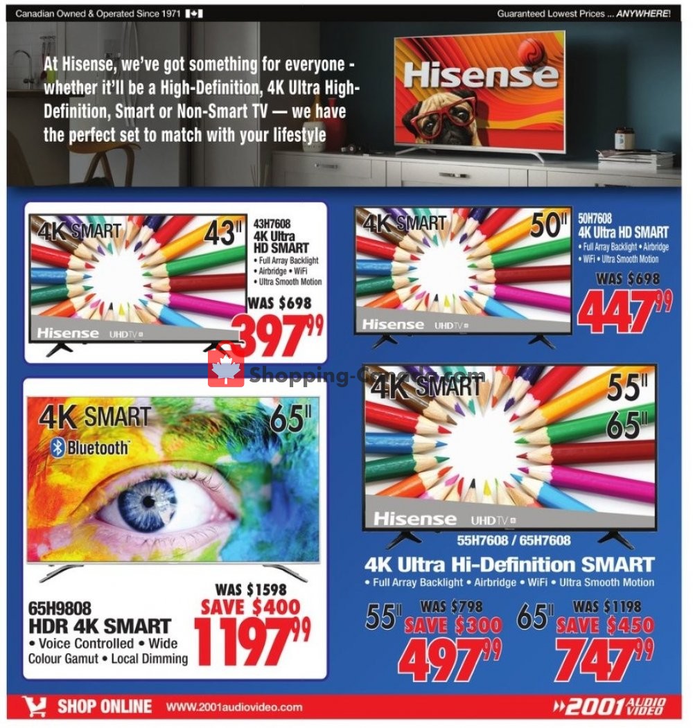 2001 Audio Video flyer from Friday April 12, 2019 to Thursday April 18, 2019 - page 12