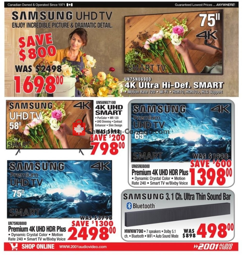 2001 Audio Video flyer from Friday April 12, 2019 to Thursday April 18, 2019 - page 13