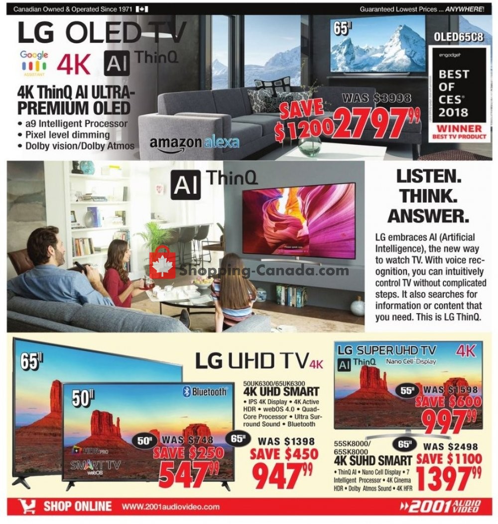 2001 Audio Video flyer from Friday April 12, 2019 to Thursday April 18, 2019 - page 14