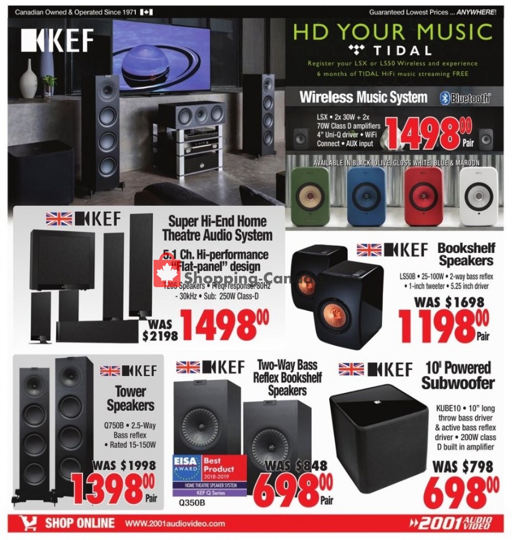 2001 Audio Video flyer from Friday April 12, 2019 to Thursday April 18, 2019 - page 19