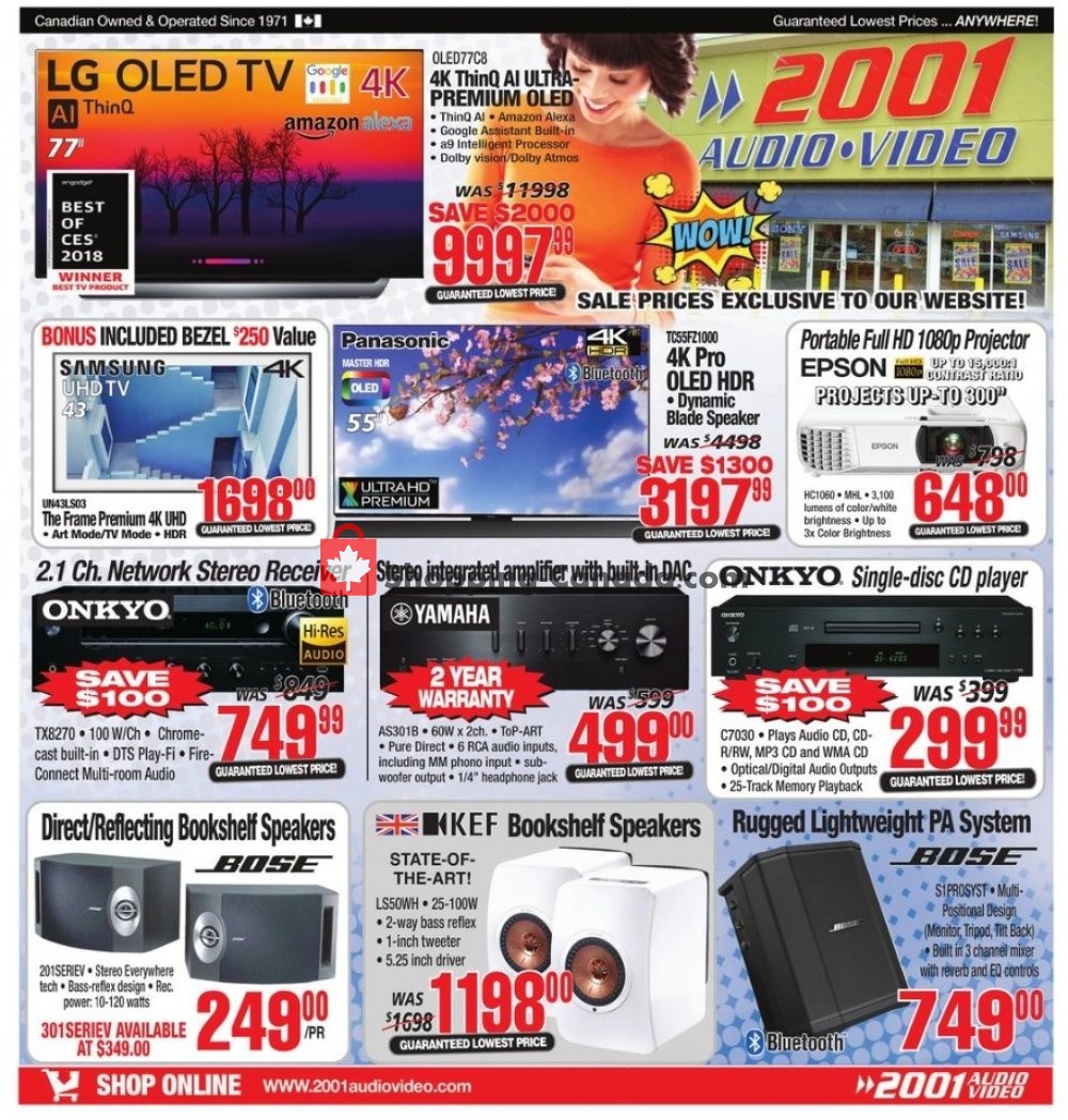 2001 Audio Video flyer from Friday April 12, 2019 to Thursday April 18, 2019 - page 9