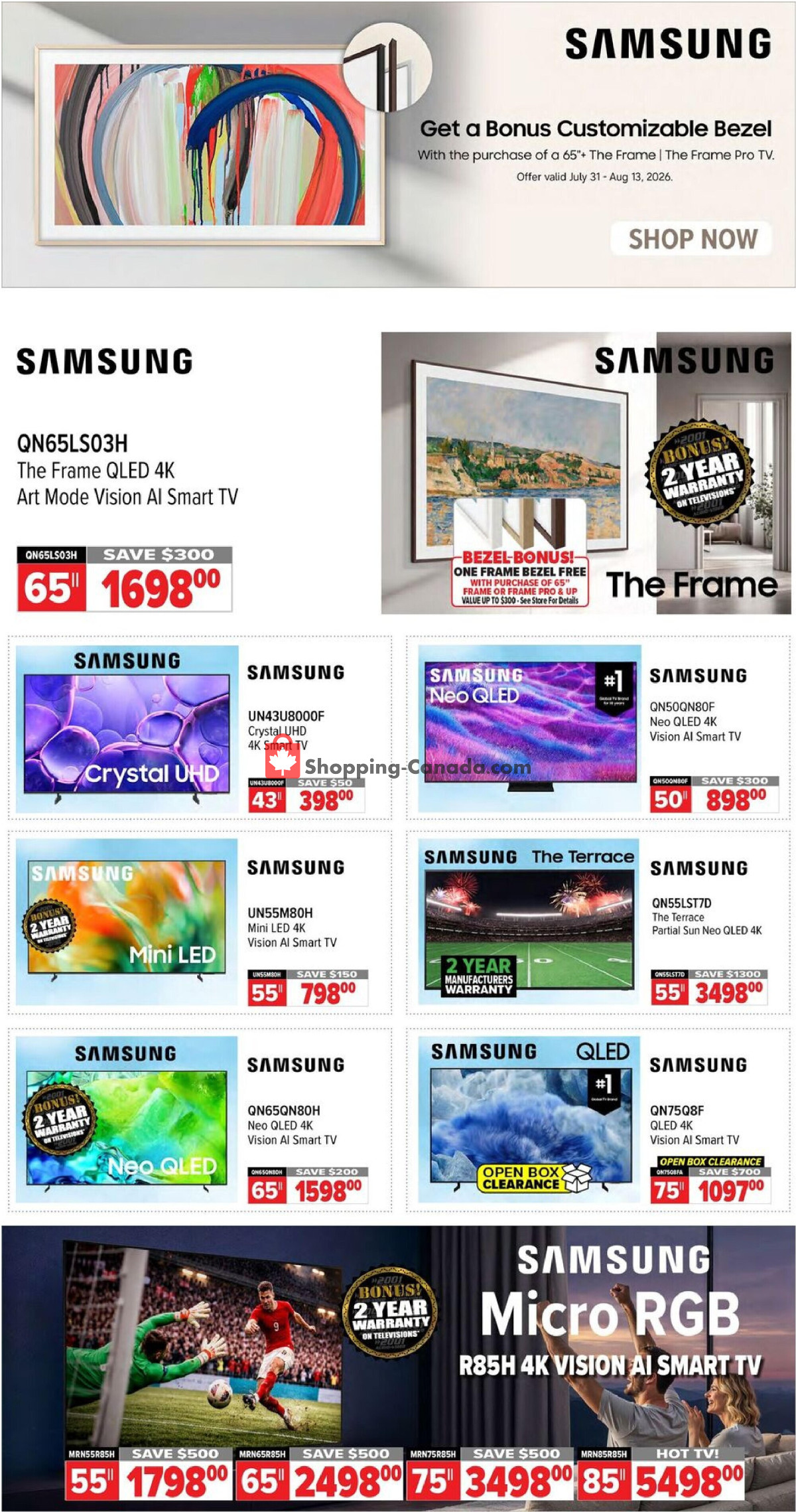2001 Audio Video flyer from Friday August 7, 2026 to Thursday August 13, 2026 - page 3