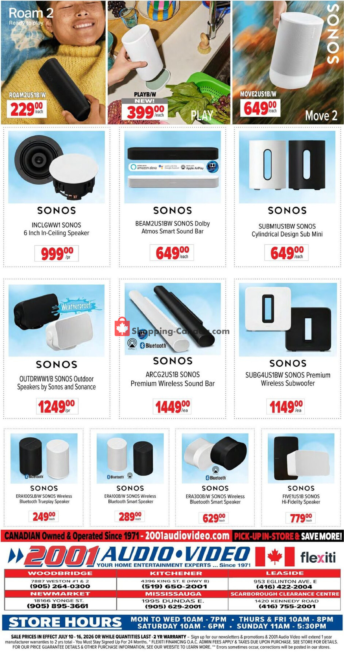 2001 Audio Video flyer from Friday July 10, 2026 to Thursday July 16, 2026 - page 15
