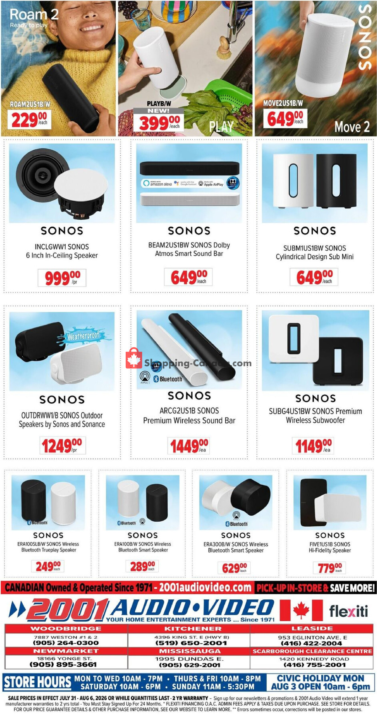 2001 Audio Video flyer from Friday July 31, 2026 to Thursday August 6, 2026 - page 15