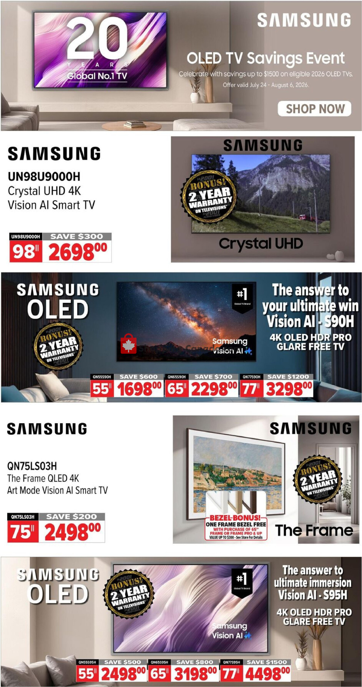 2001 Audio Video flyer from Friday July 31, 2026 to Thursday August 6, 2026 - page 7