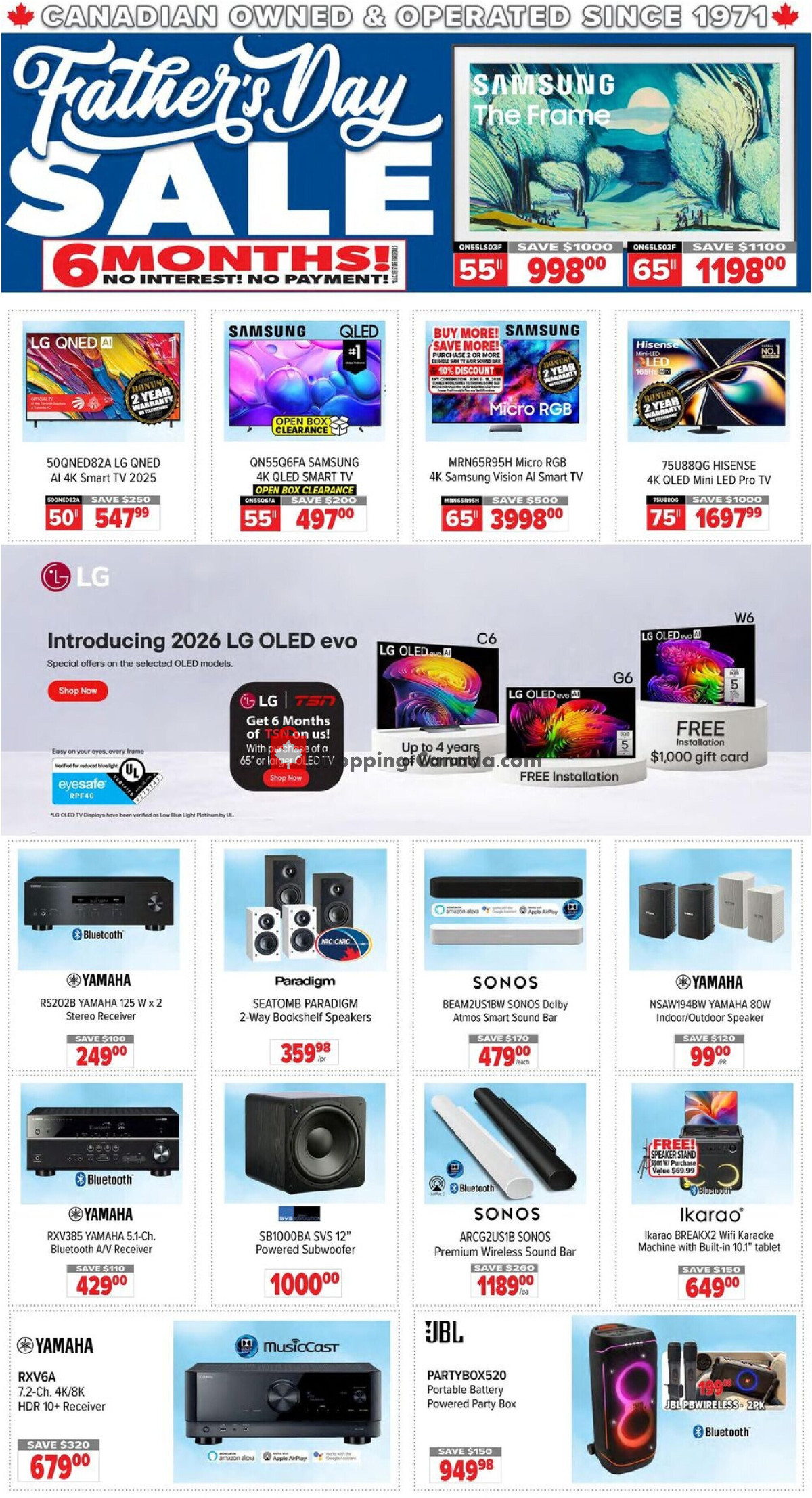2001 Audio Video flyer from Friday June 12, 2026 to Thursday June 18, 2026 - page 1