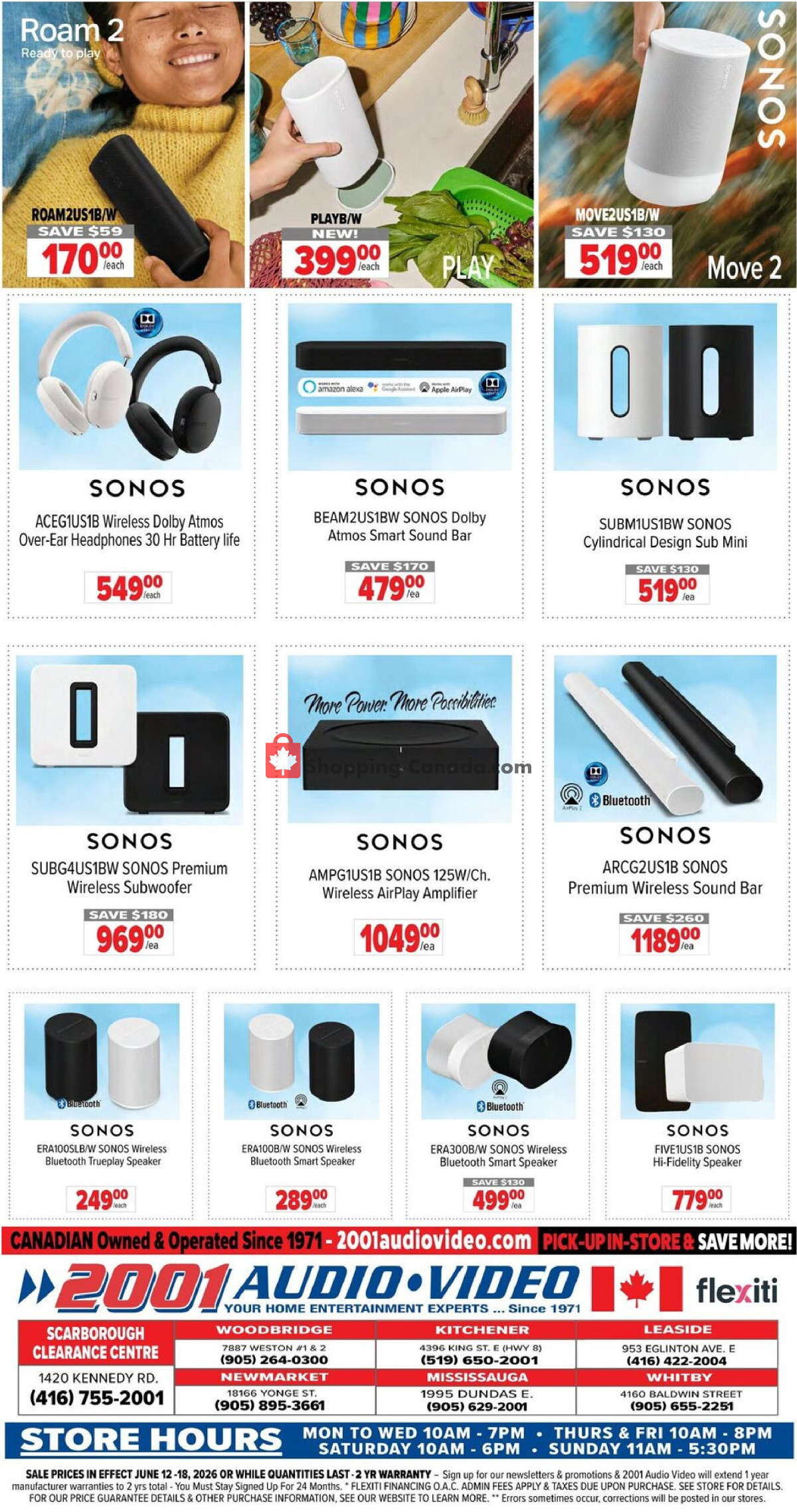 2001 Audio Video flyer from Friday June 12, 2026 to Thursday June 18, 2026 - page 20