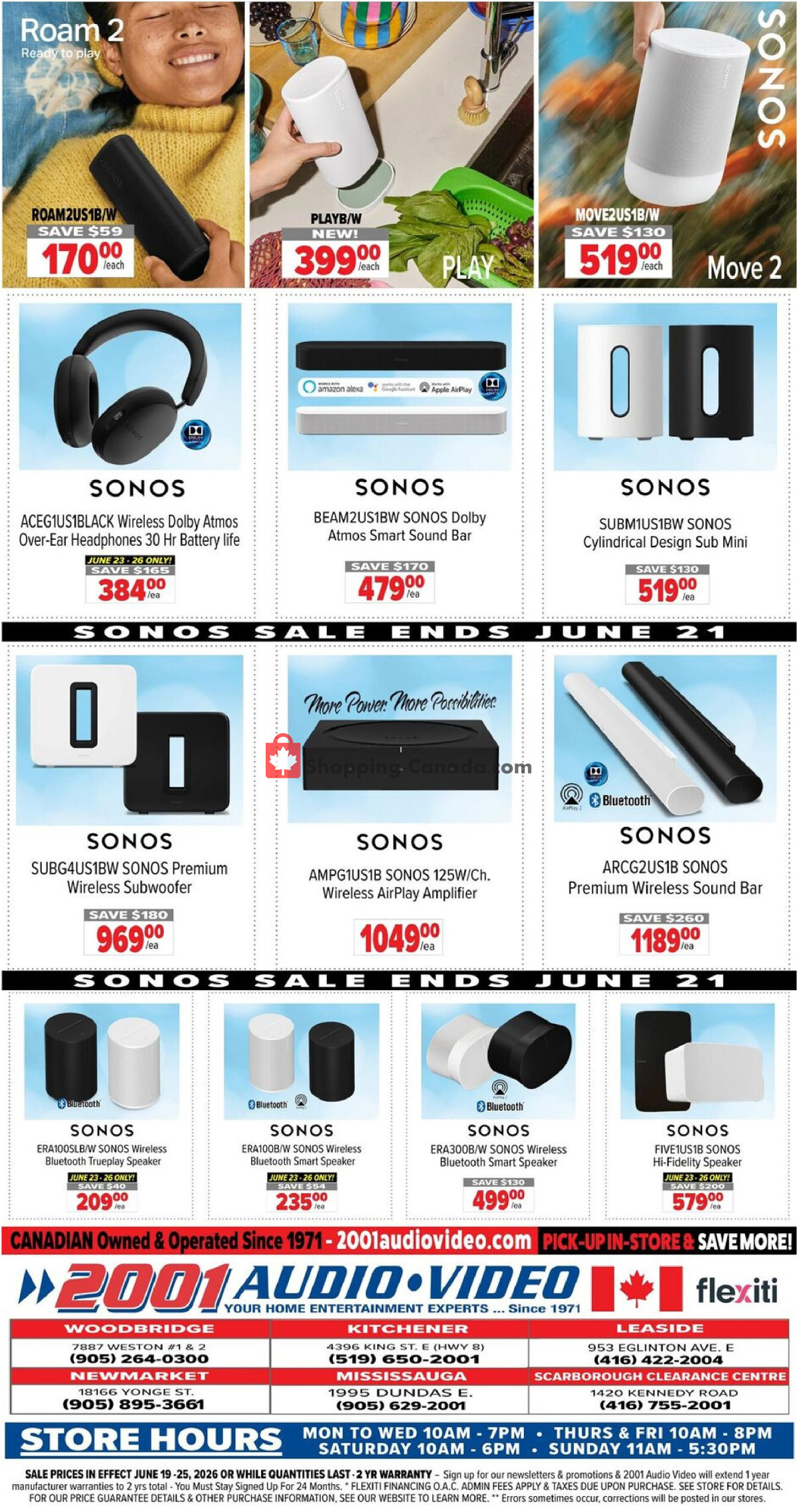 2001 Audio Video flyer from Friday June 19, 2026 to Thursday June 25, 2026 - page 20