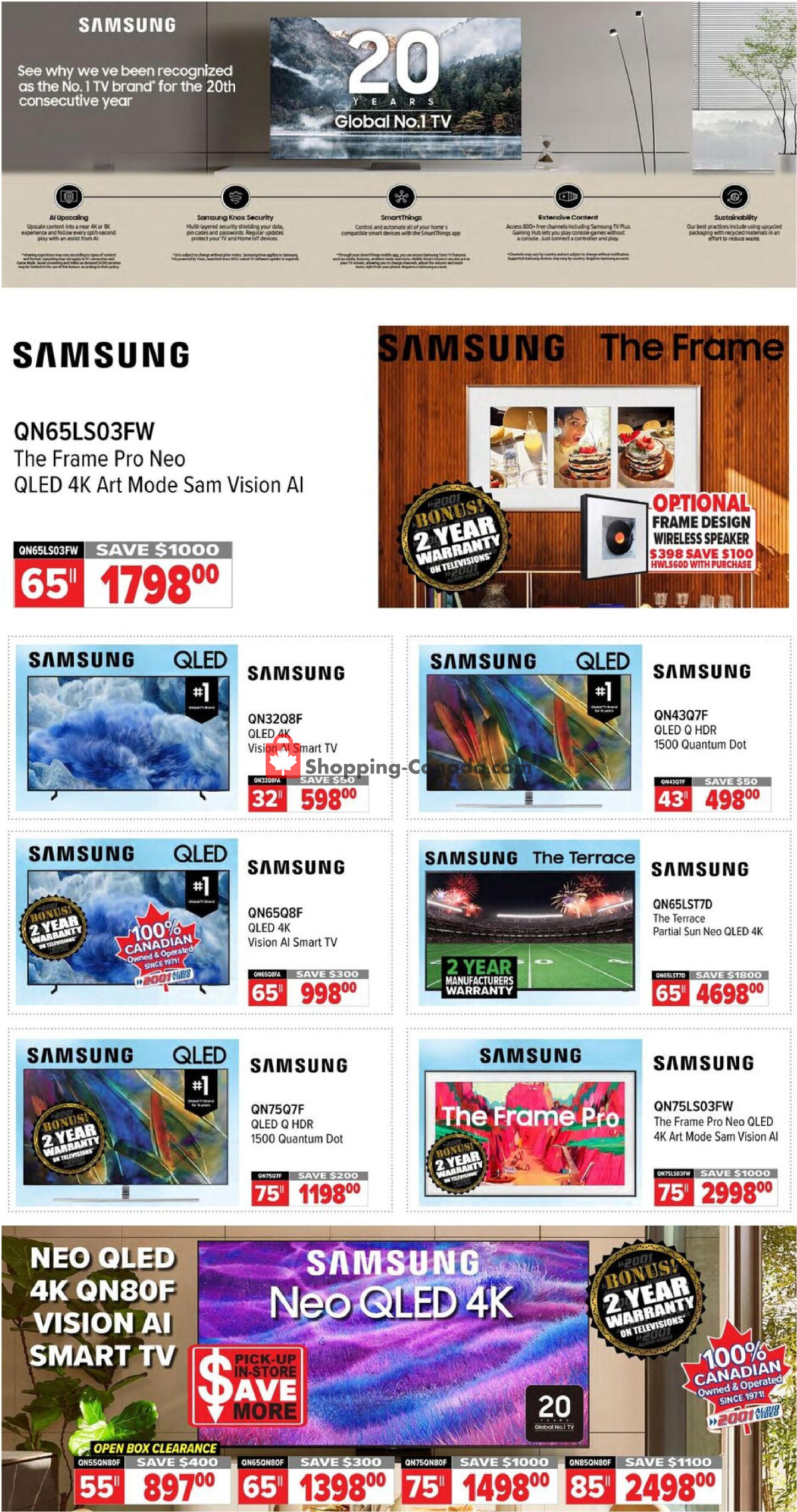 2001 Audio Video flyer from Friday May 29, 2026 to Thursday June 4, 2026 - page 3