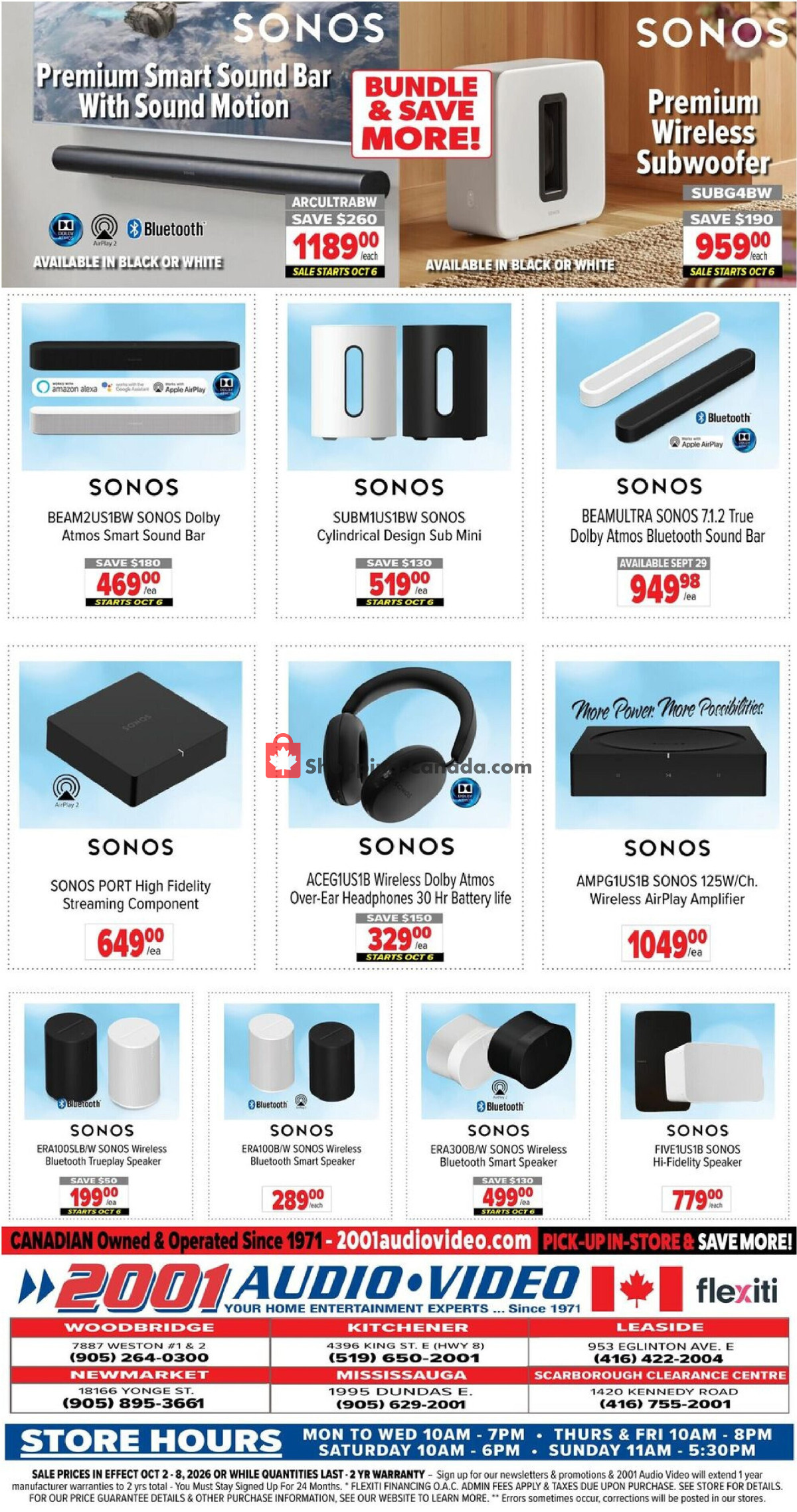 2001 Audio Video flyer from Friday October 2, 2026 to Thursday October 8, 2026 - page 15