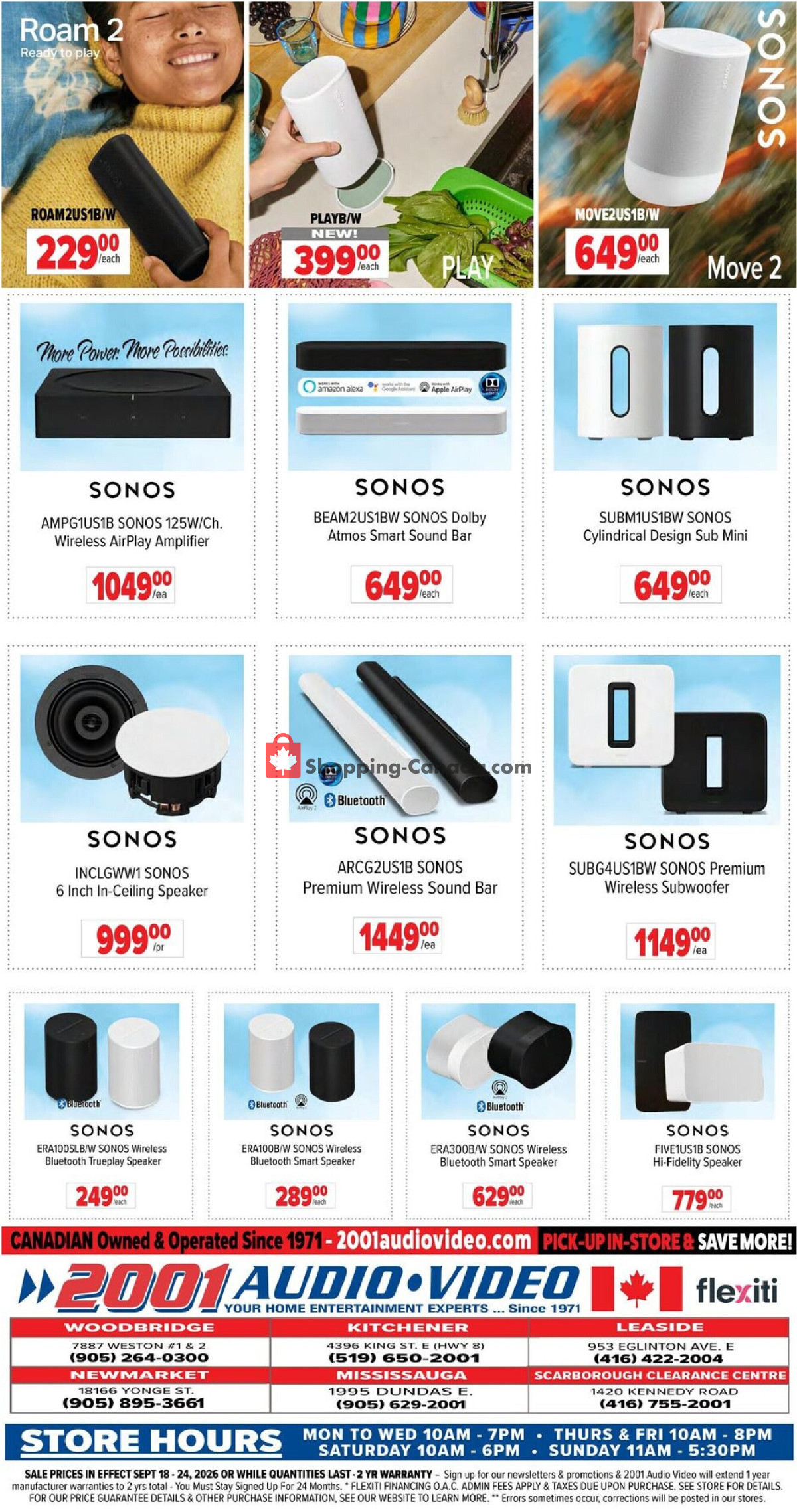 2001 Audio Video flyer from Friday September 18, 2026 to Thursday September 24, 2026 - page 15