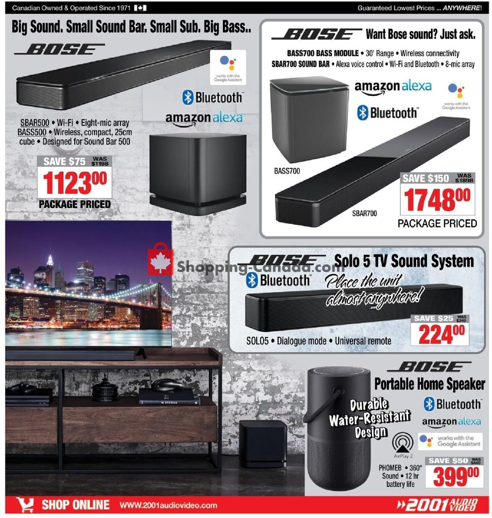 2001 Audio Video flyer from Friday August 7, 2020 to Thursday August 13, 2020 - page 13
