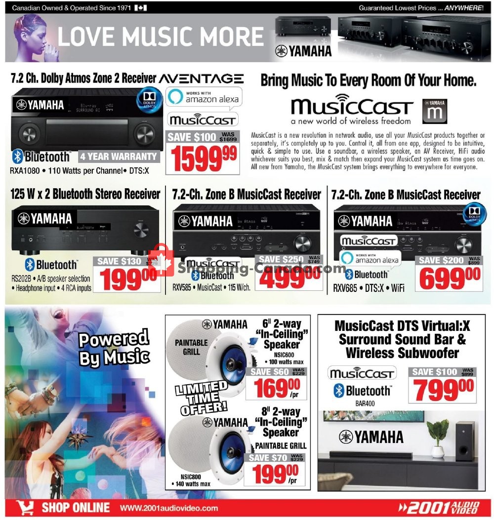 2001 Audio Video flyer from Friday August 9, 2019 to Thursday August 15, 2019 - page 16