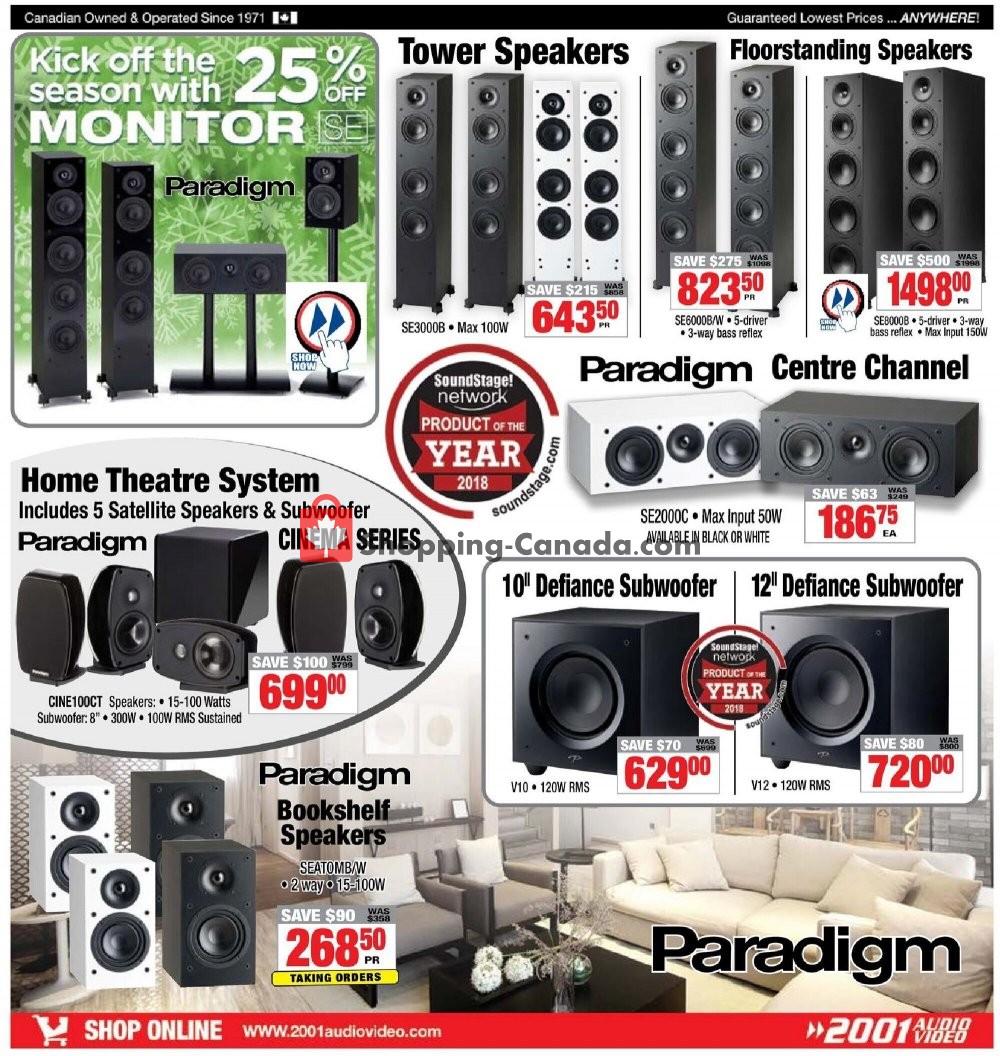 2001 Audio Video flyer from Friday December 18, 2020 to Thursday December 24, 2020 - page 12