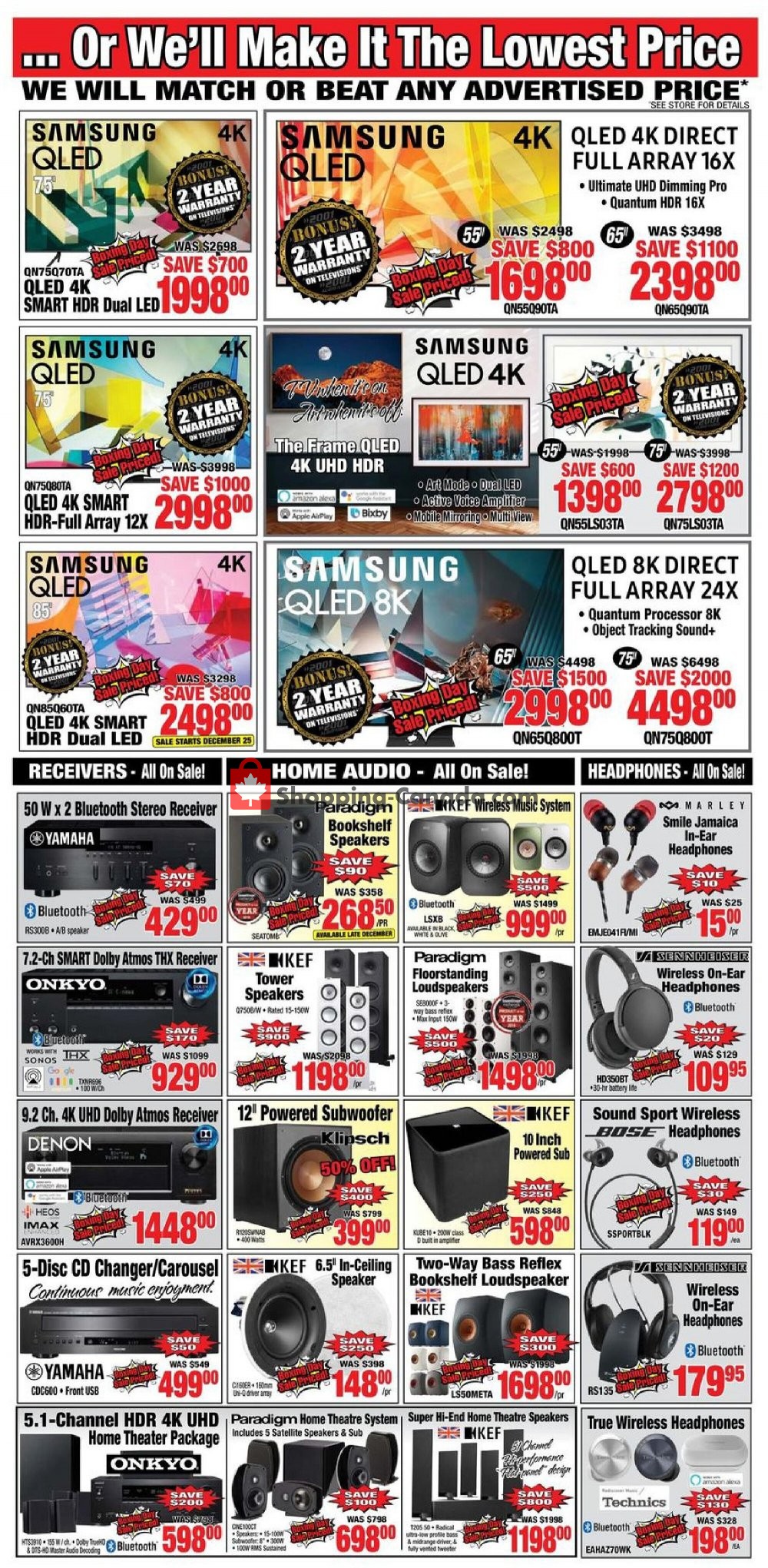 2001 Audio Video flyer from Friday December 18, 2020 to Thursday December 24, 2020 - page 3