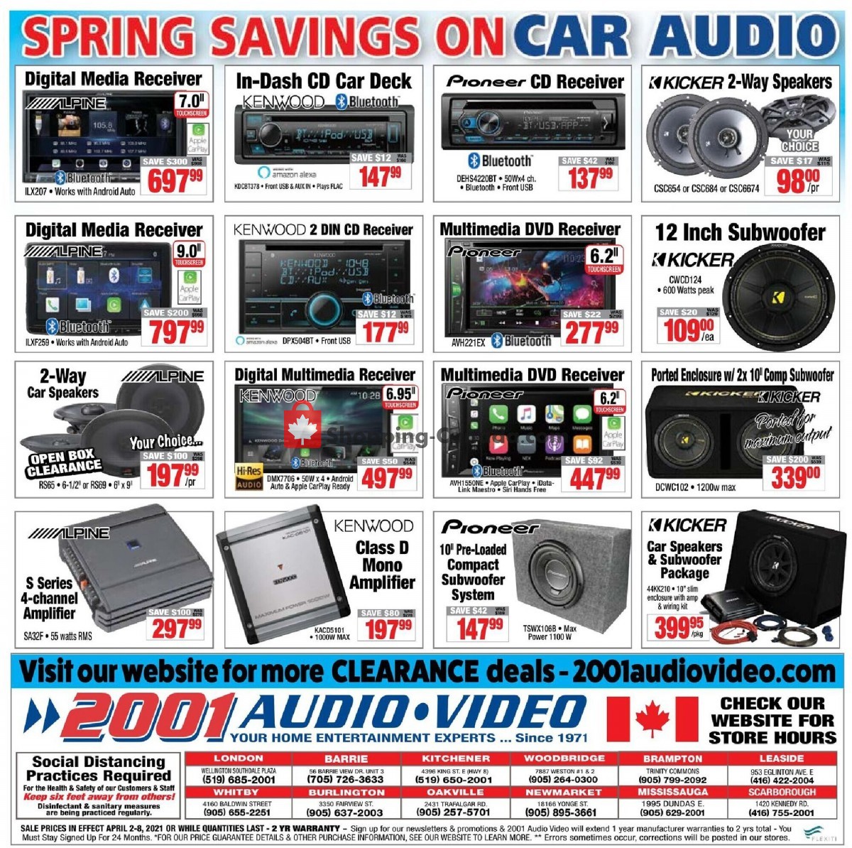 2001 Audio Video flyer from Friday April 2, 2021 to Thursday April 8, 2021 - page 15