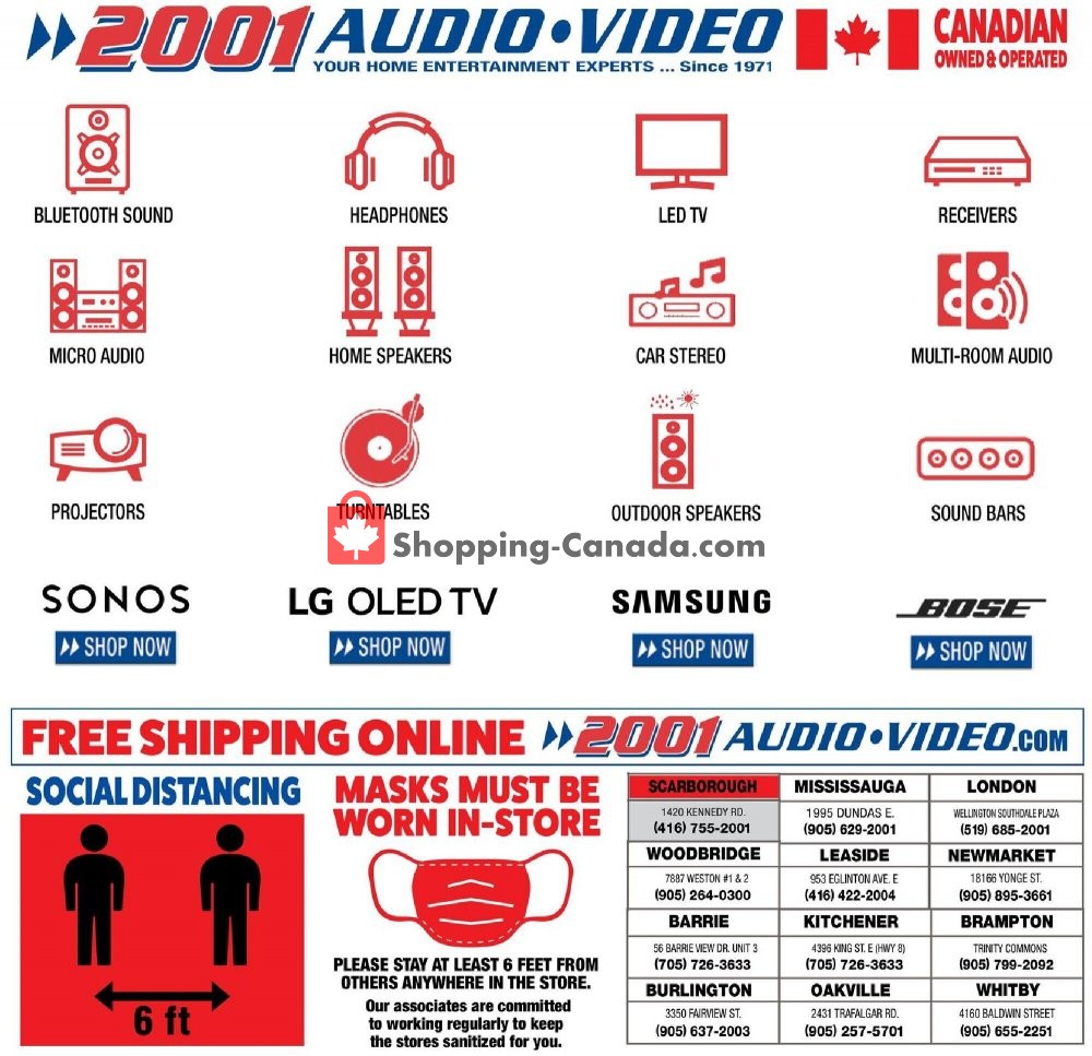 2001 Audio Video flyer from Friday October 16, 2020 to Thursday October 22, 2020 - page 15