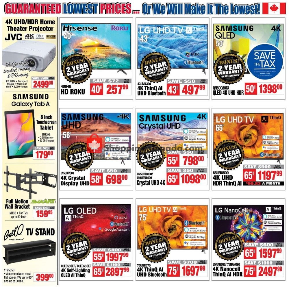 2001 Audio Video flyer from Friday October 16, 2020 to Thursday October 22, 2020 - page 2