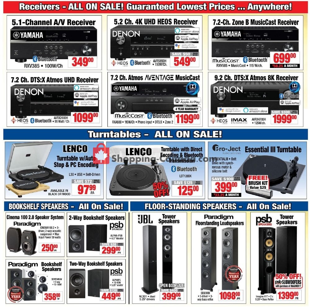 2001 Audio Video flyer from Friday October 16, 2020 to Thursday October 22, 2020 - page 4