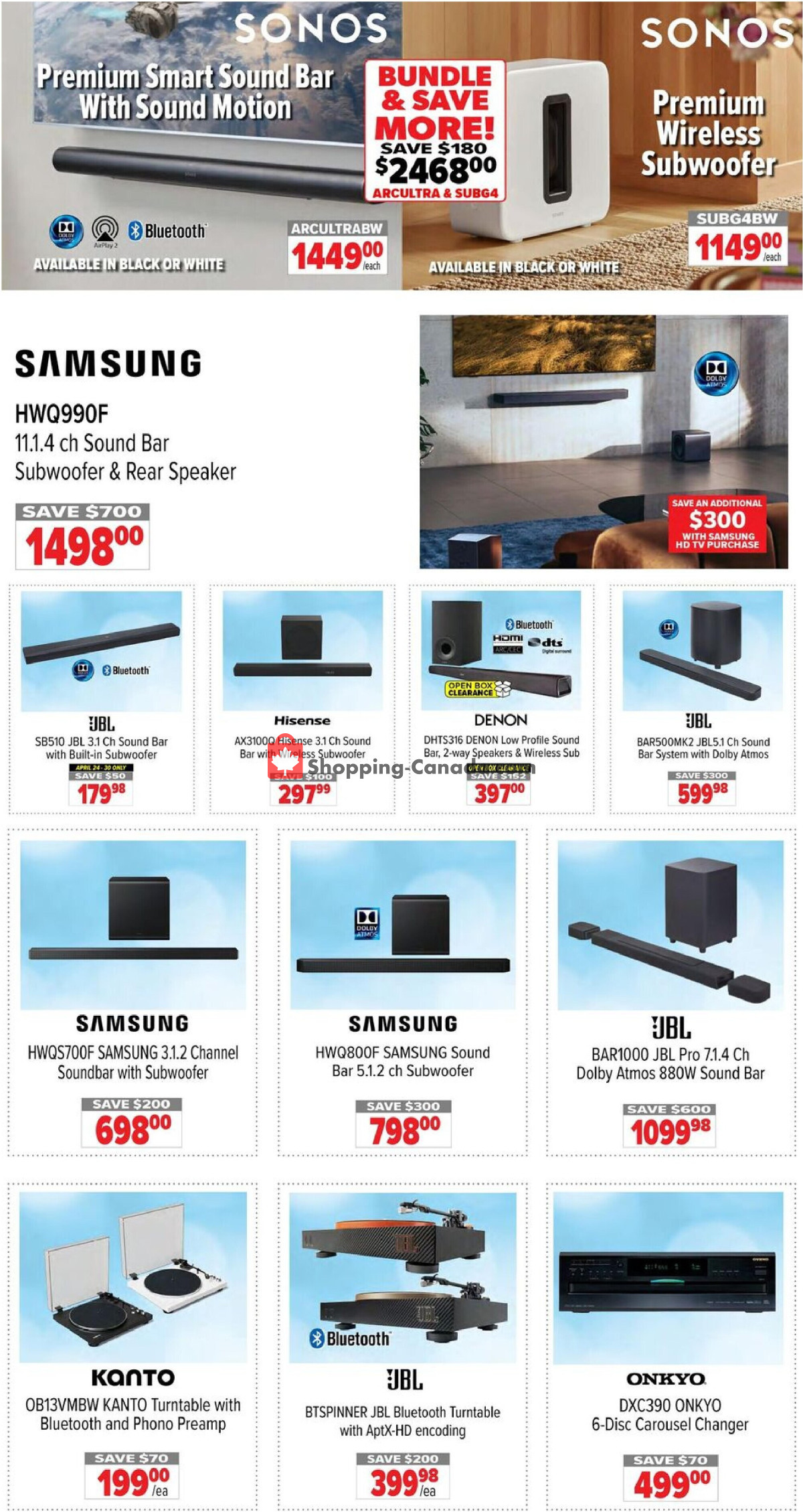 2001 Audio Video flyer from Friday April 17, 2026 to Thursday April 23, 2026 - page 5