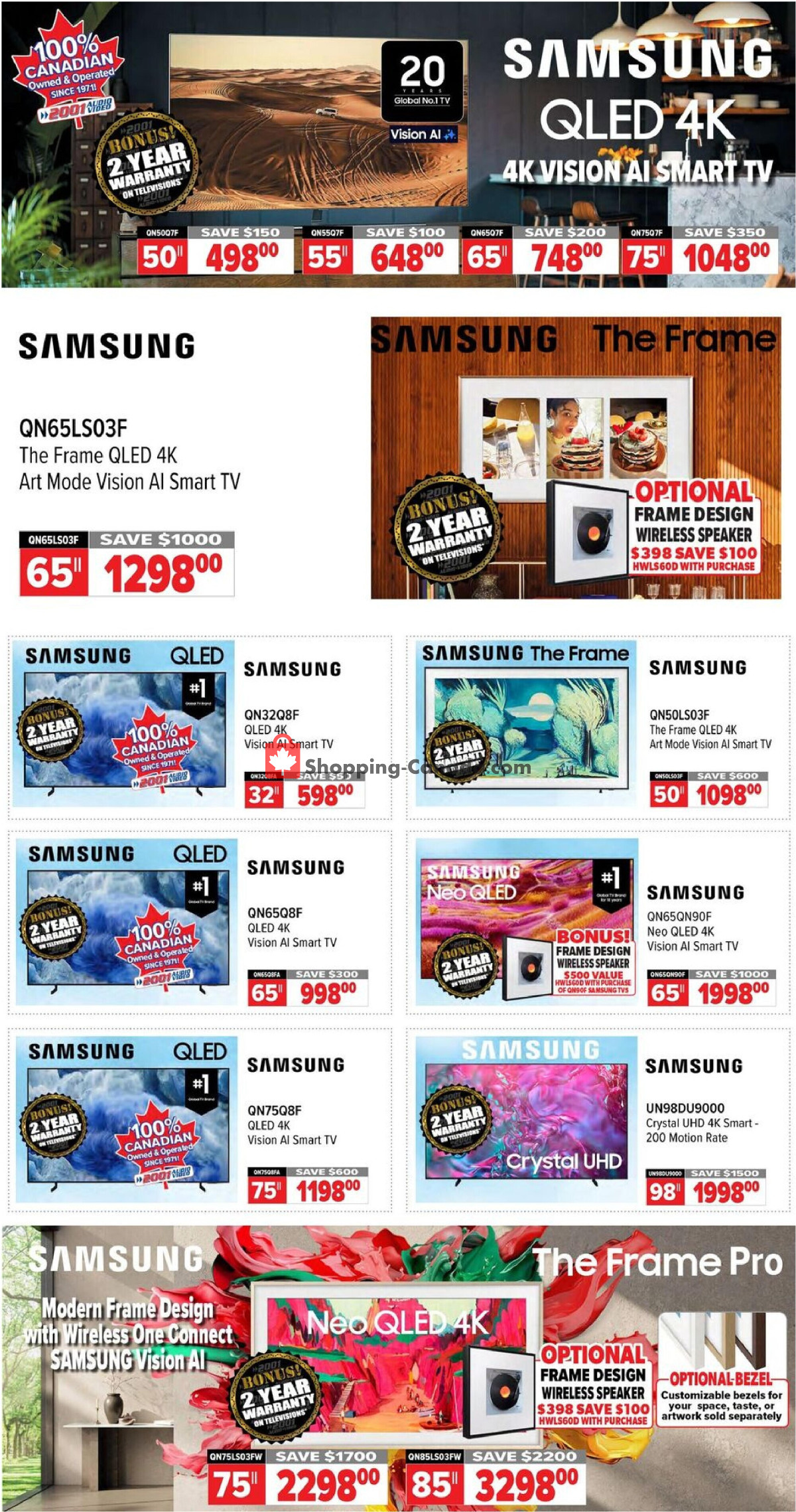 2001 Audio Video flyer from Friday April 24, 2026 to Thursday April 30, 2026 - page 3