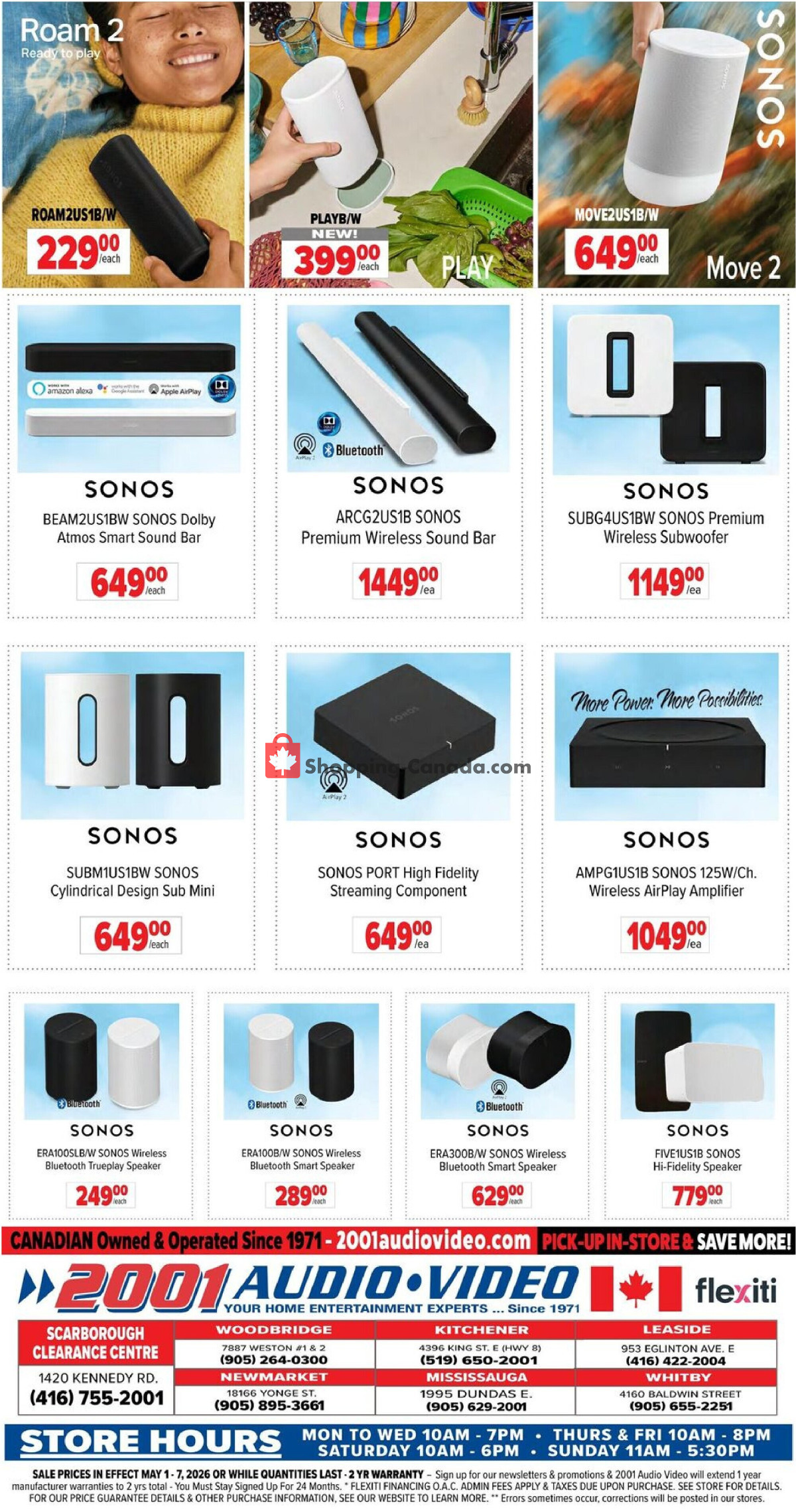 2001 Audio Video flyer from Friday May 1, 2026 to Thursday May 7, 2026 - page 15