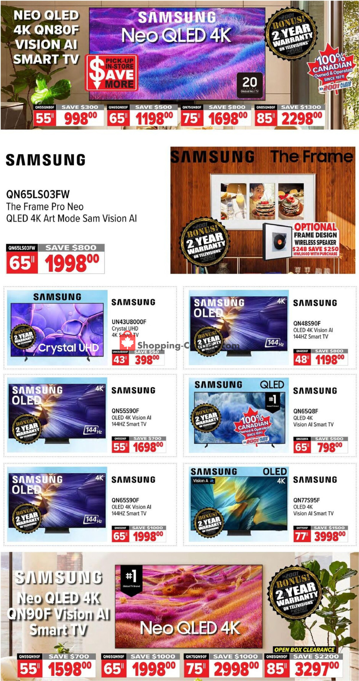 2001 Audio Video flyer from Friday May 1, 2026 to Thursday May 7, 2026 - page 3