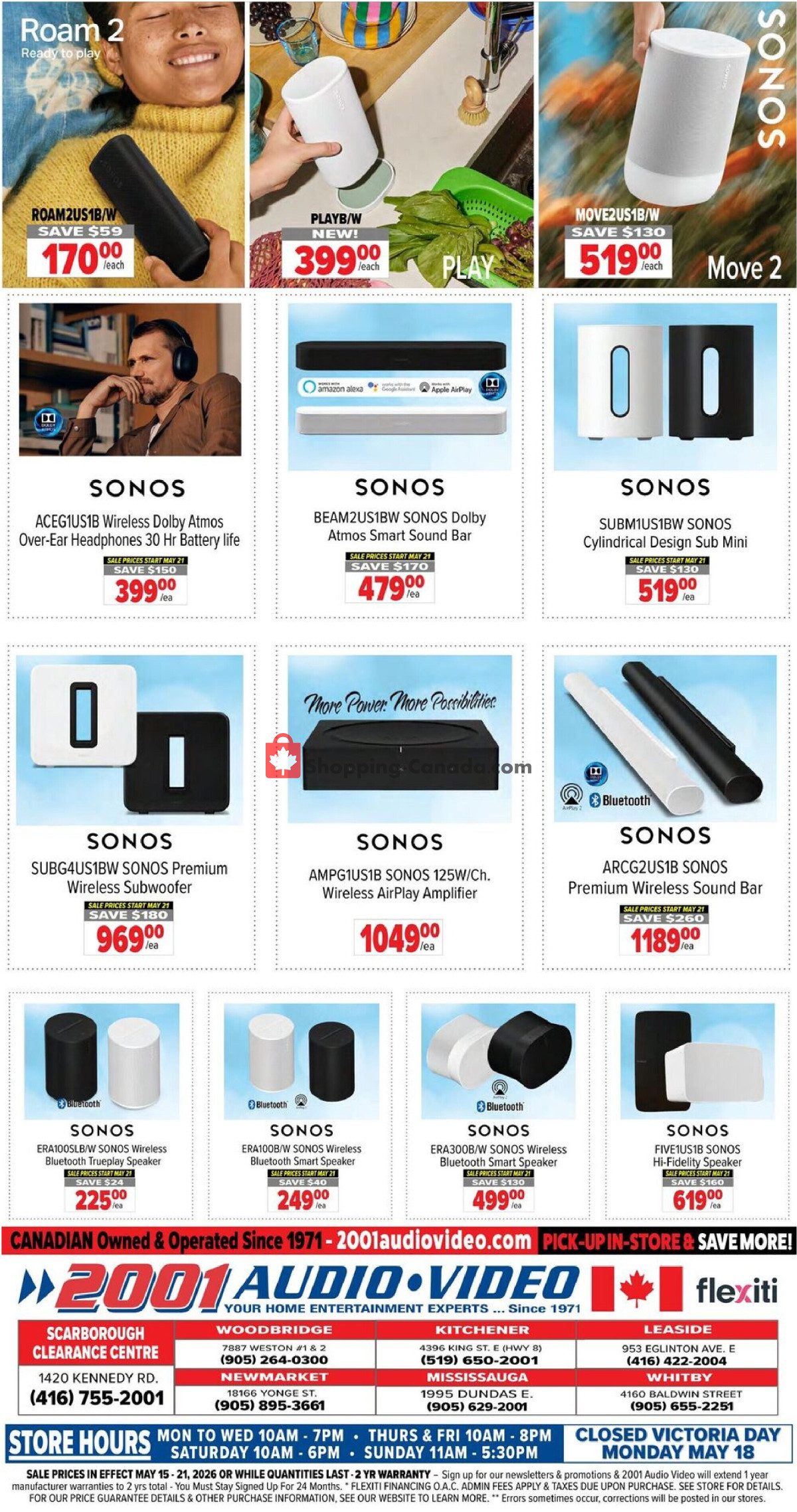 2001 Audio Video flyer from Friday May 15, 2026 to Thursday May 21, 2026 - page 15