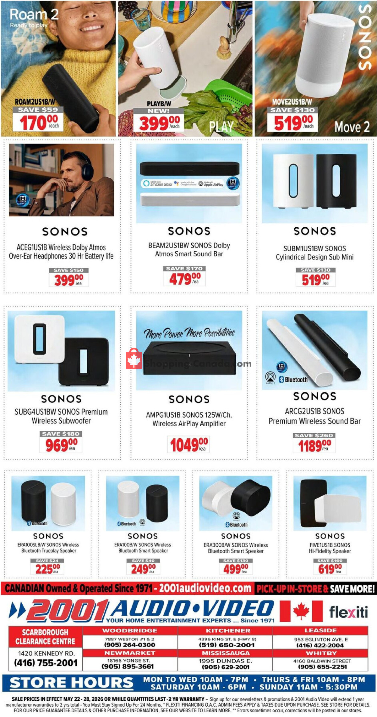 2001 Audio Video flyer from Friday May 22, 2026 to Thursday May 28, 2026 - page 15