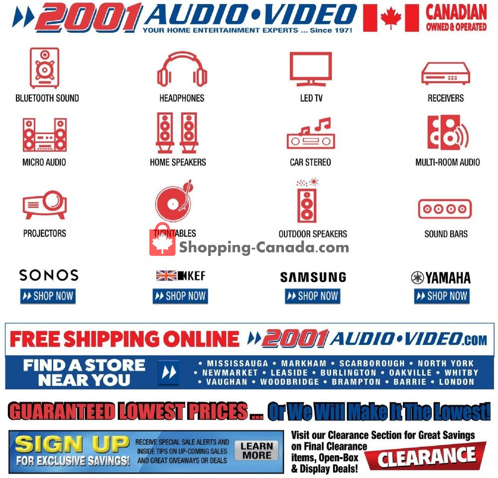 2001 Audio Video flyer from Friday October 4, 2019 to Thursday October 10, 2019 - page 12