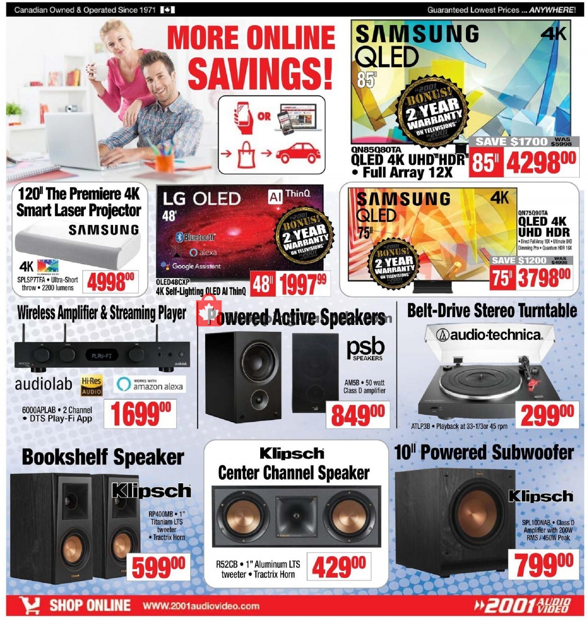 2001 Audio Video flyer from Friday April 23, 2021 to Thursday April 29, 2021 - page 13