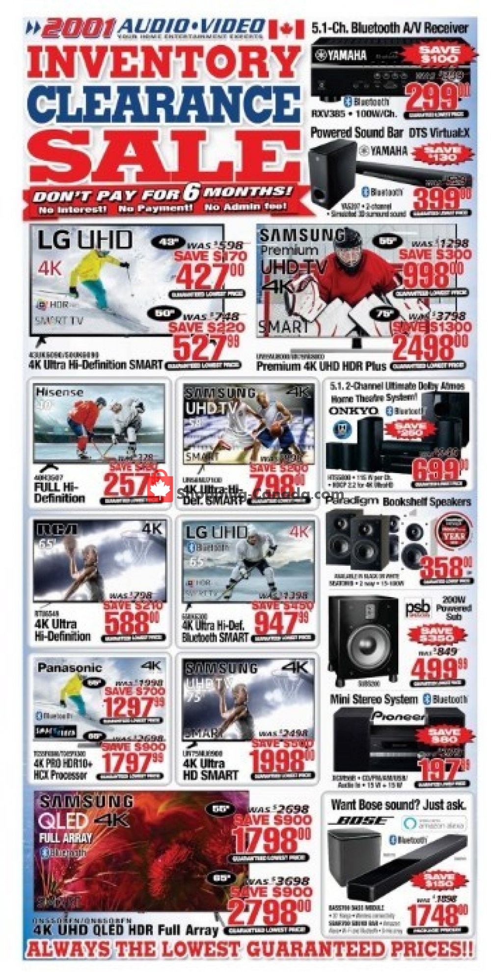 2001 Audio Video flyer from Friday February 15, 2019 to Thursday February 21, 2019 - page 1