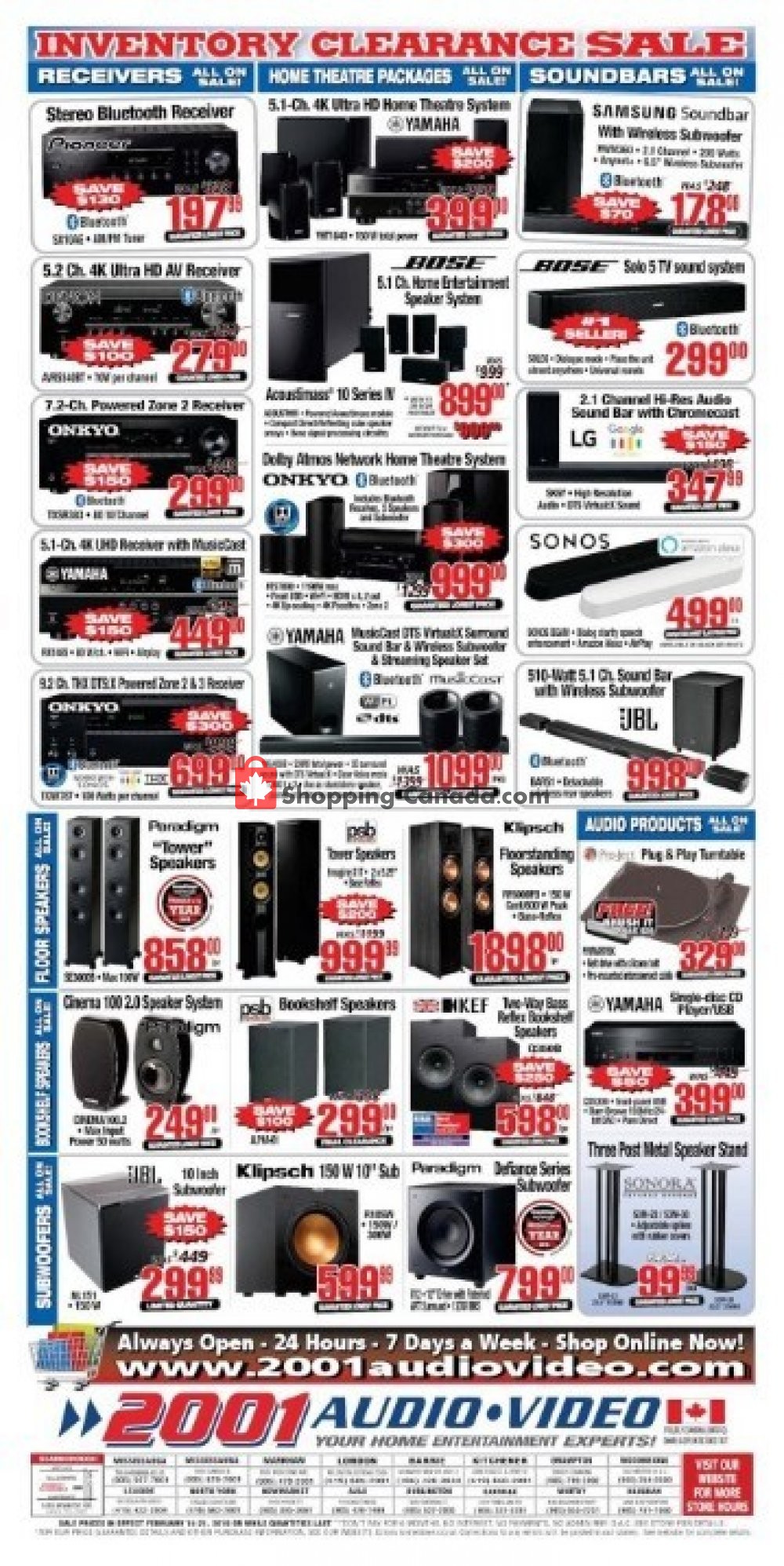 2001 Audio Video flyer from Friday February 15, 2019 to Thursday February 21, 2019 - page 4