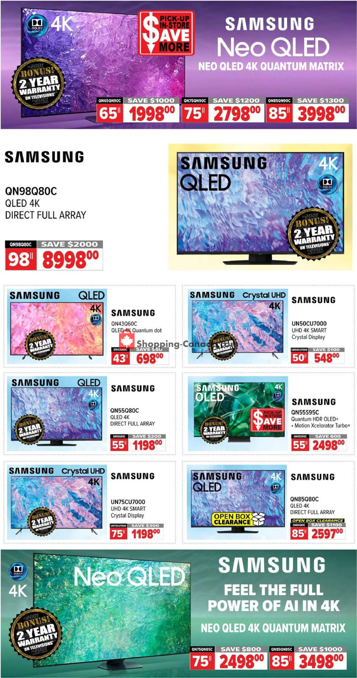 2001 Audio Video flyer from Friday May 3, 2024 to Thursday May 9, 2024 - page 8