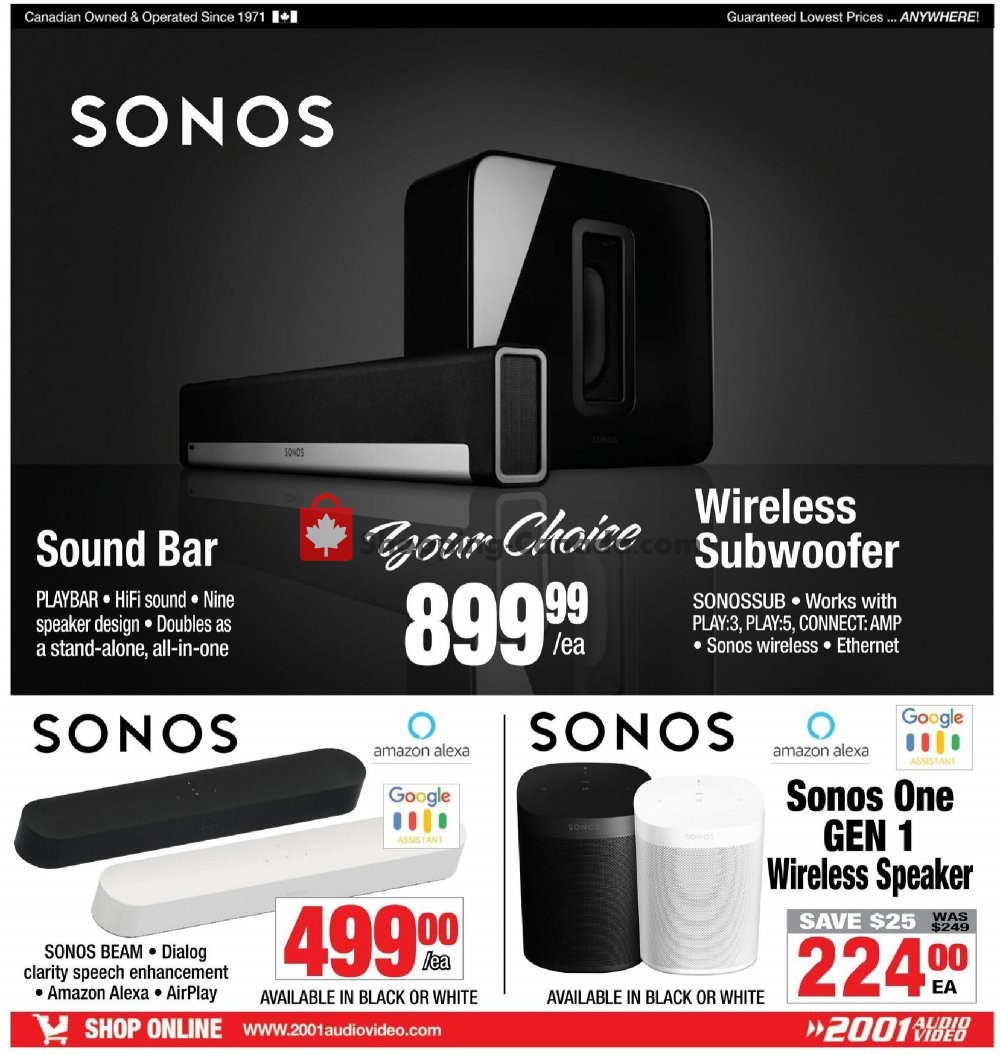 2001 Audio Video flyer from Friday July 12, 2019 to Thursday July 18, 2019 - page 14