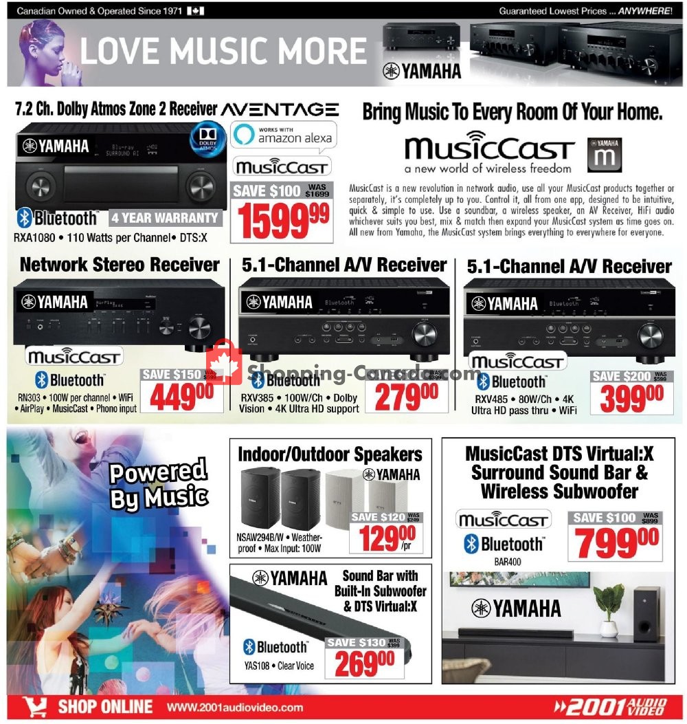 2001 Audio Video flyer from Friday July 12, 2019 to Thursday July 18, 2019 - page 16