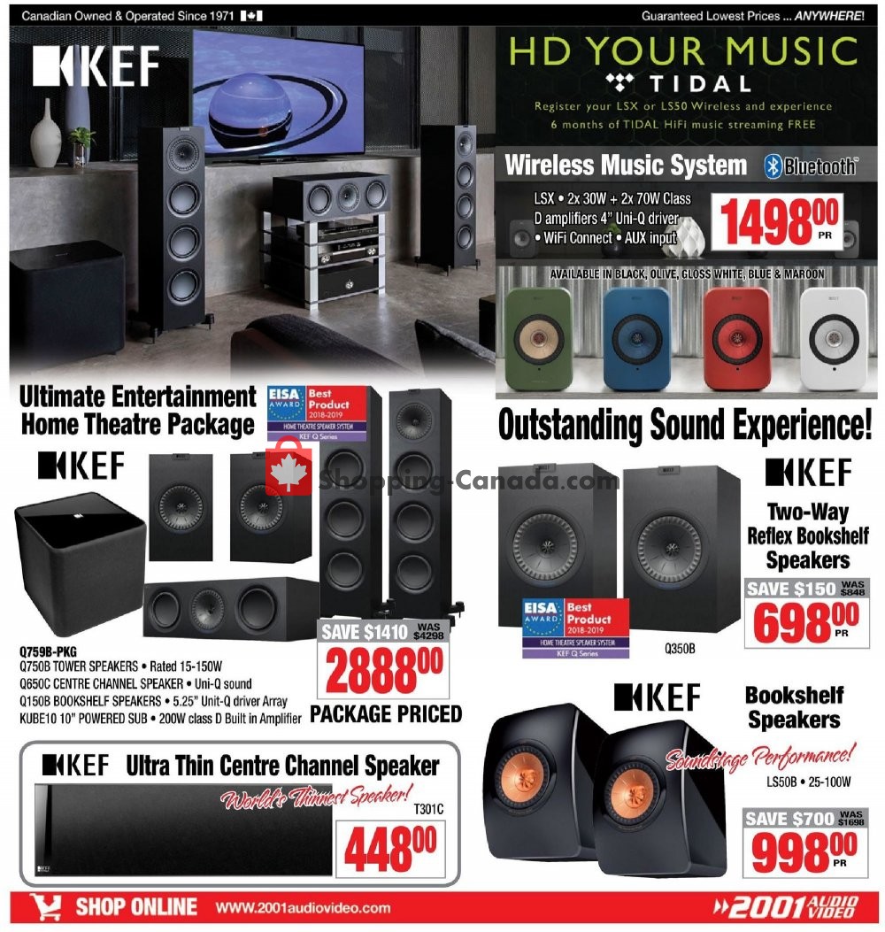 2001 Audio Video flyer from Friday July 12, 2019 to Thursday July 18, 2019 - page 18