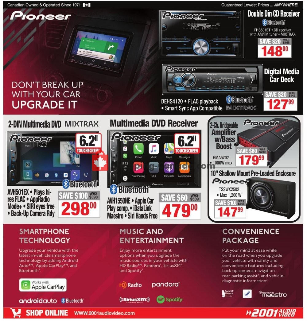 2001 Audio Video flyer from Friday July 12, 2019 to Thursday July 18, 2019 - page 19