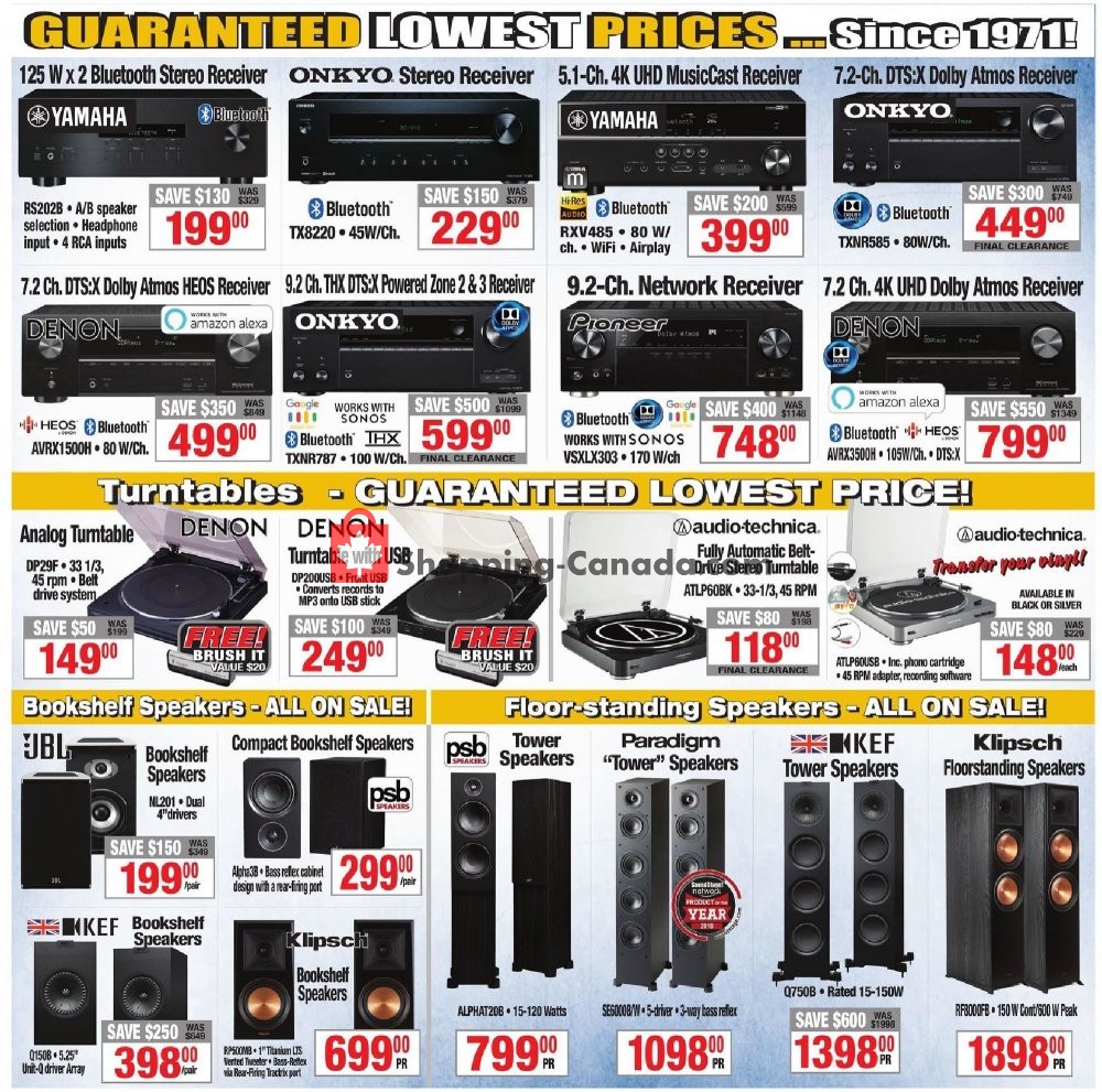 2001 Audio Video flyer from Friday July 12, 2019 to Thursday July 18, 2019 - page 4