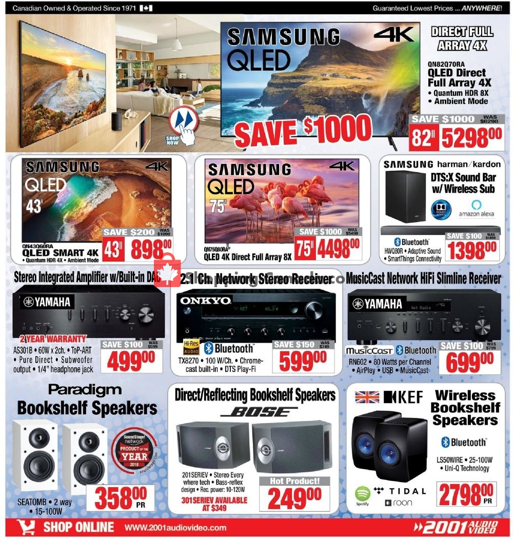 2001 Audio Video flyer from Friday July 19, 2019 to Thursday July 25, 2019 - page 9