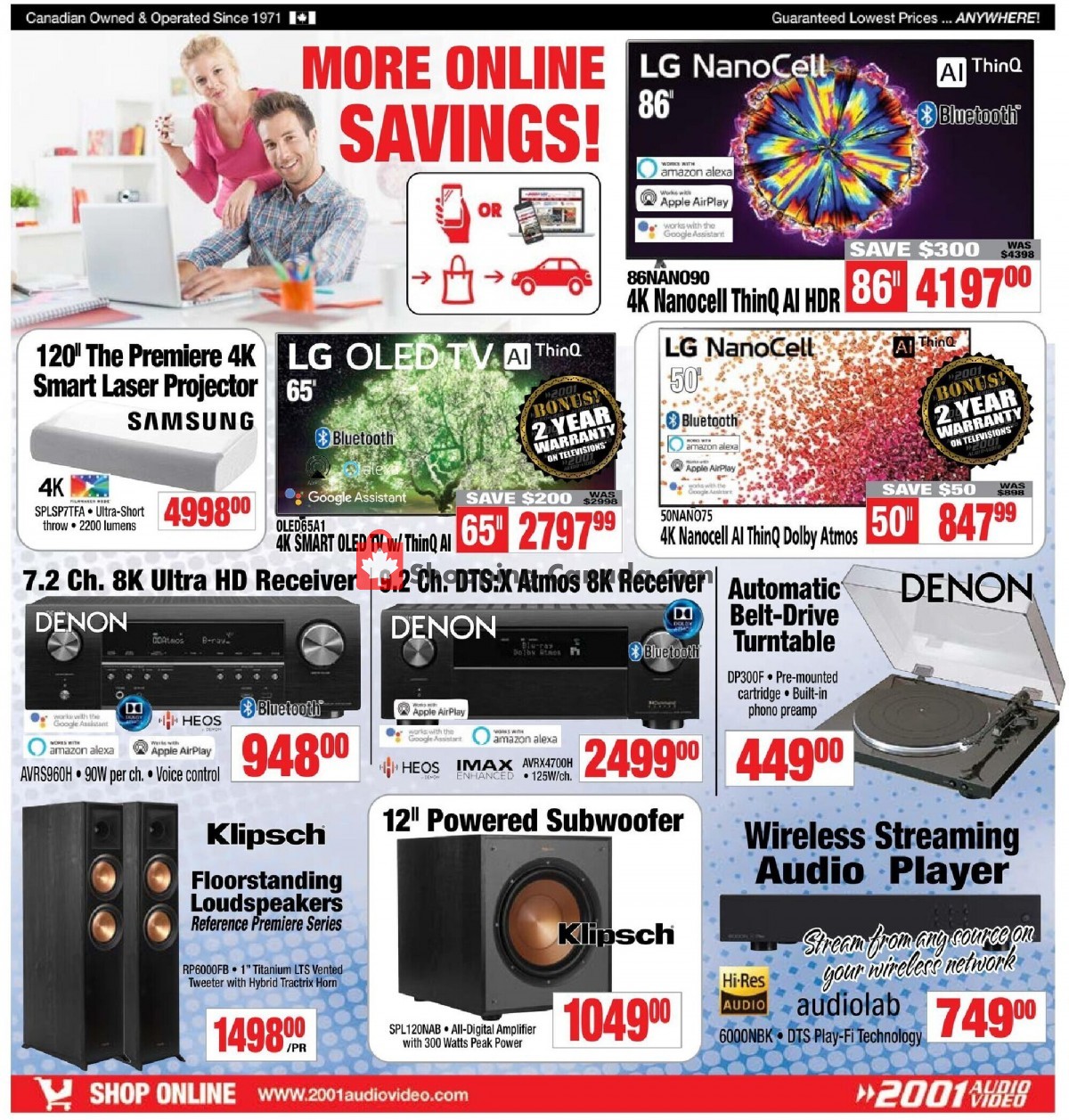 2001 Audio Video flyer from Friday July 9, 2021 to Thursday July 15, 2021 - page 8