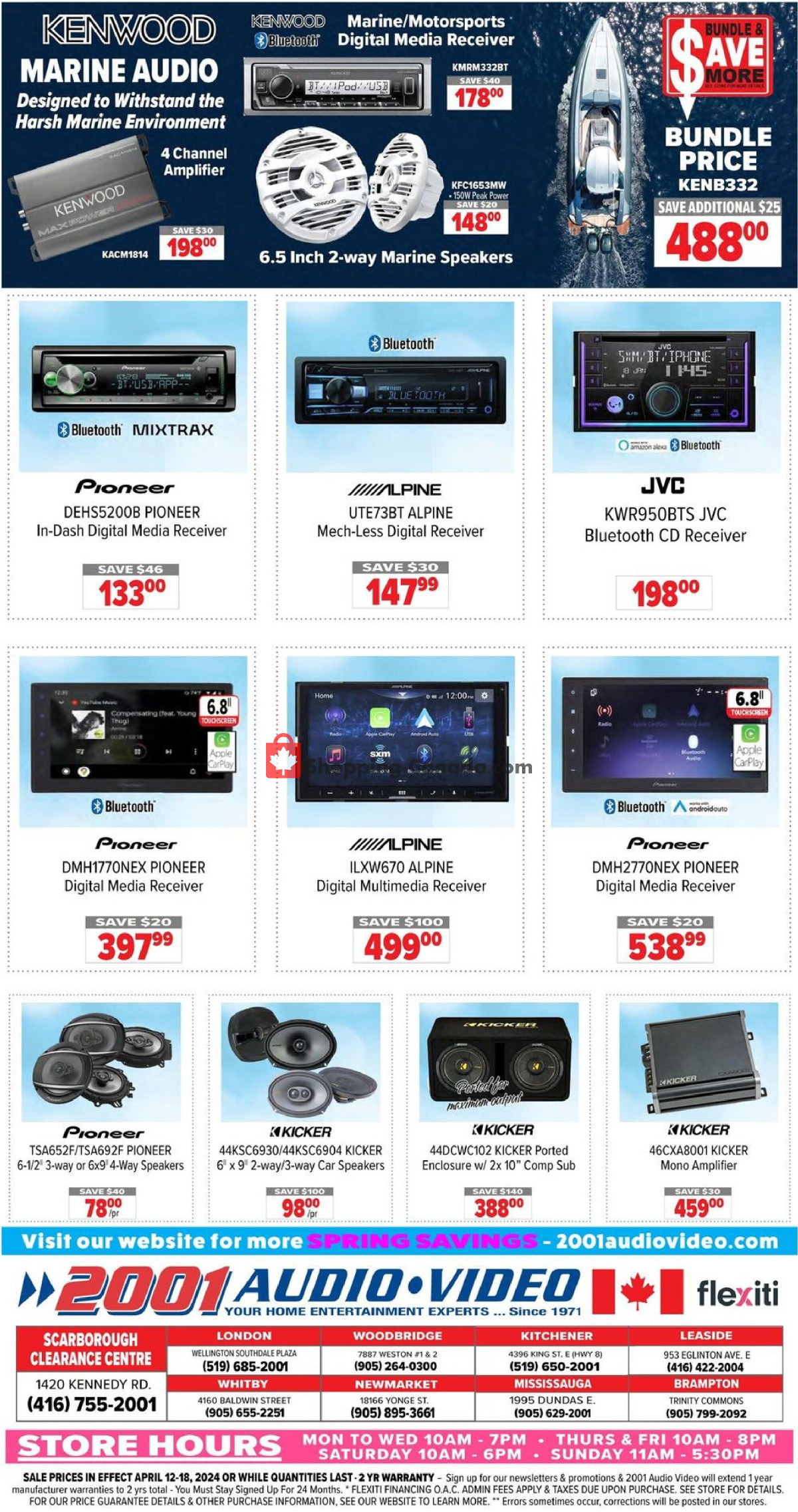 2001 Audio Video flyer from Friday April 12, 2024 to Thursday April 18, 2024 - page 15