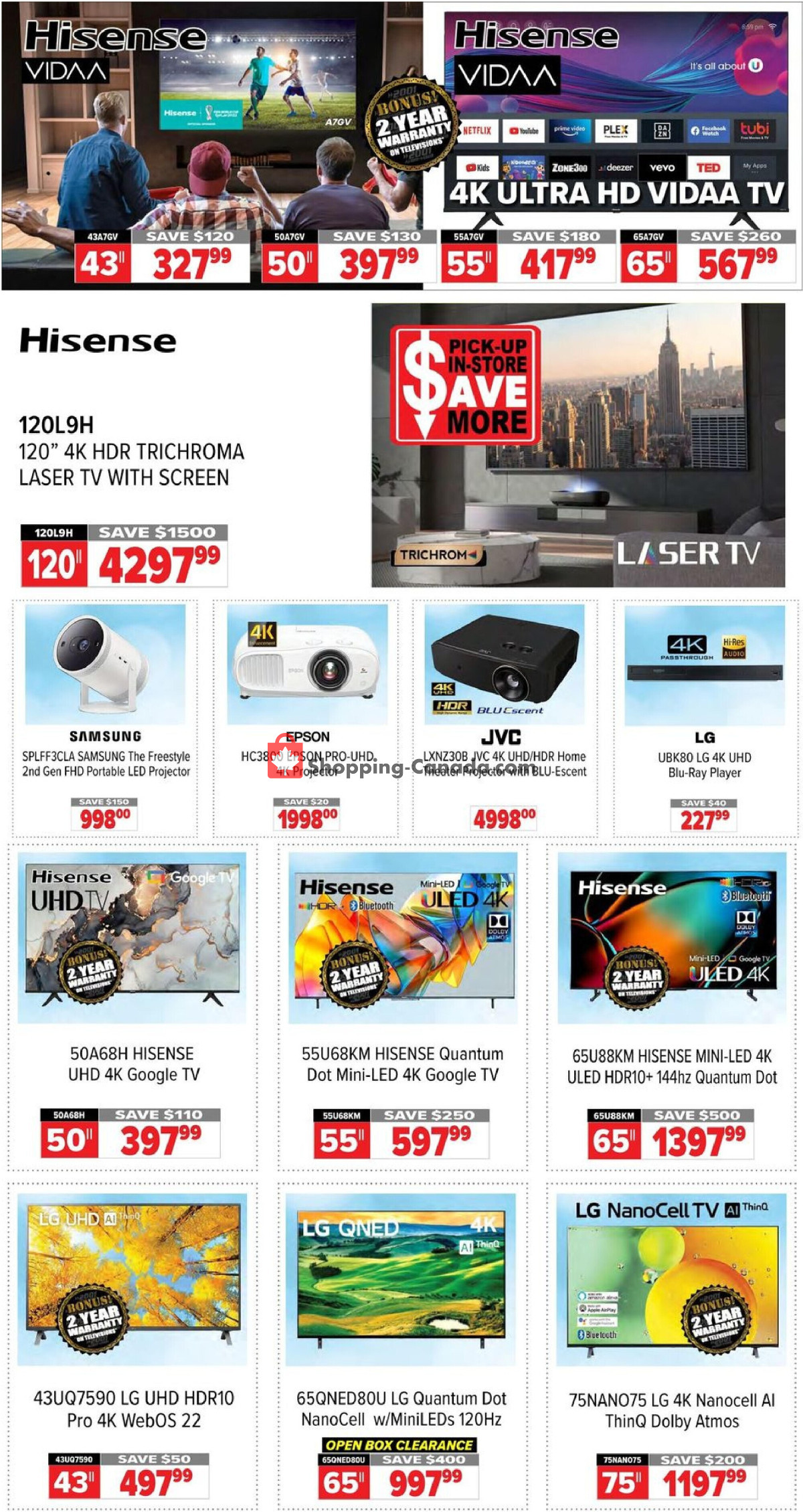 2001 Audio Video flyer from Friday April 12, 2024 to Thursday April 18, 2024 - page 2