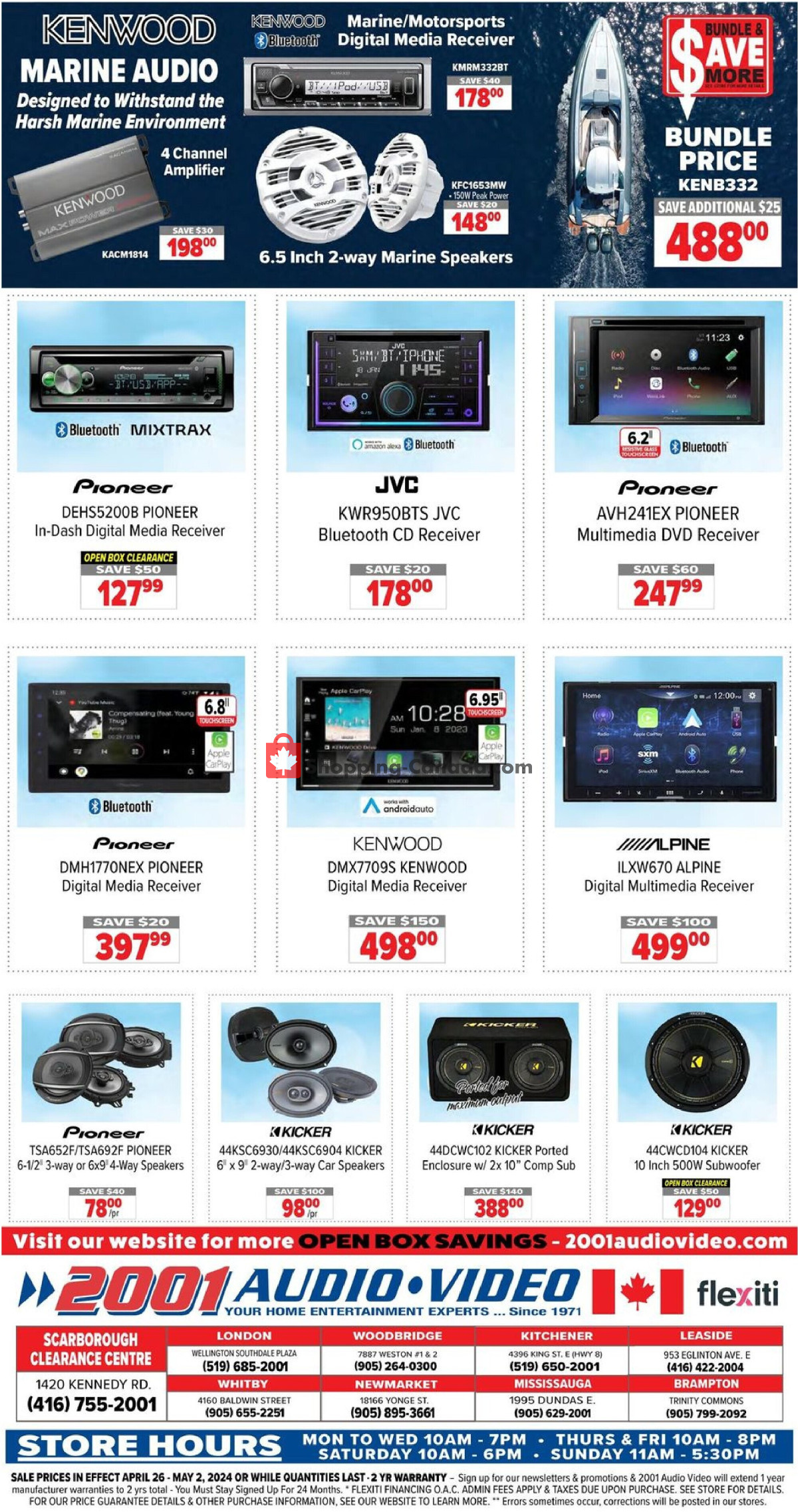 2001 Audio Video flyer from Friday April 26, 2024 to Thursday May 2, 2024 - page 15