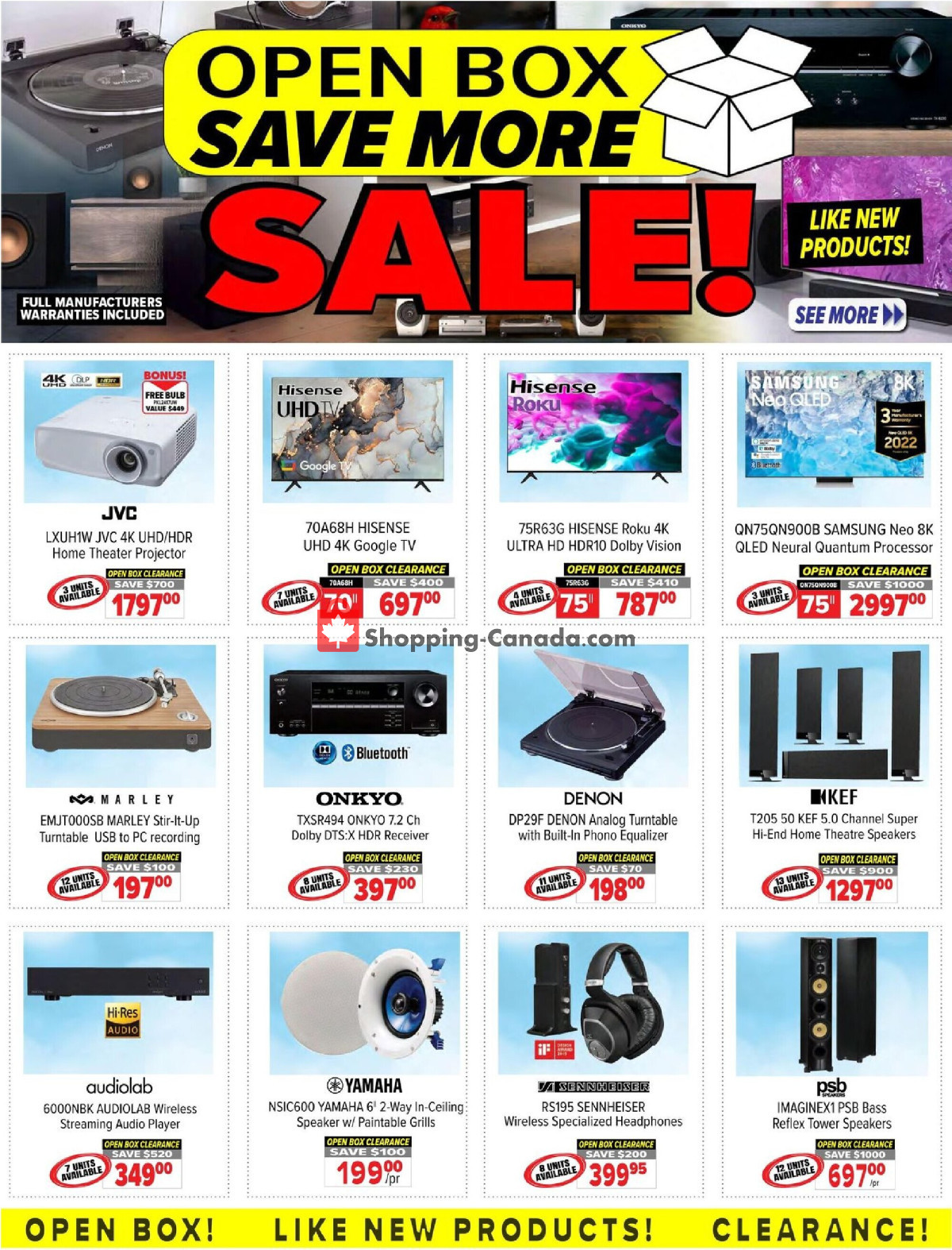 2001 Audio Video flyer from Friday April 26, 2024 to Thursday May 2, 2024 - page 7